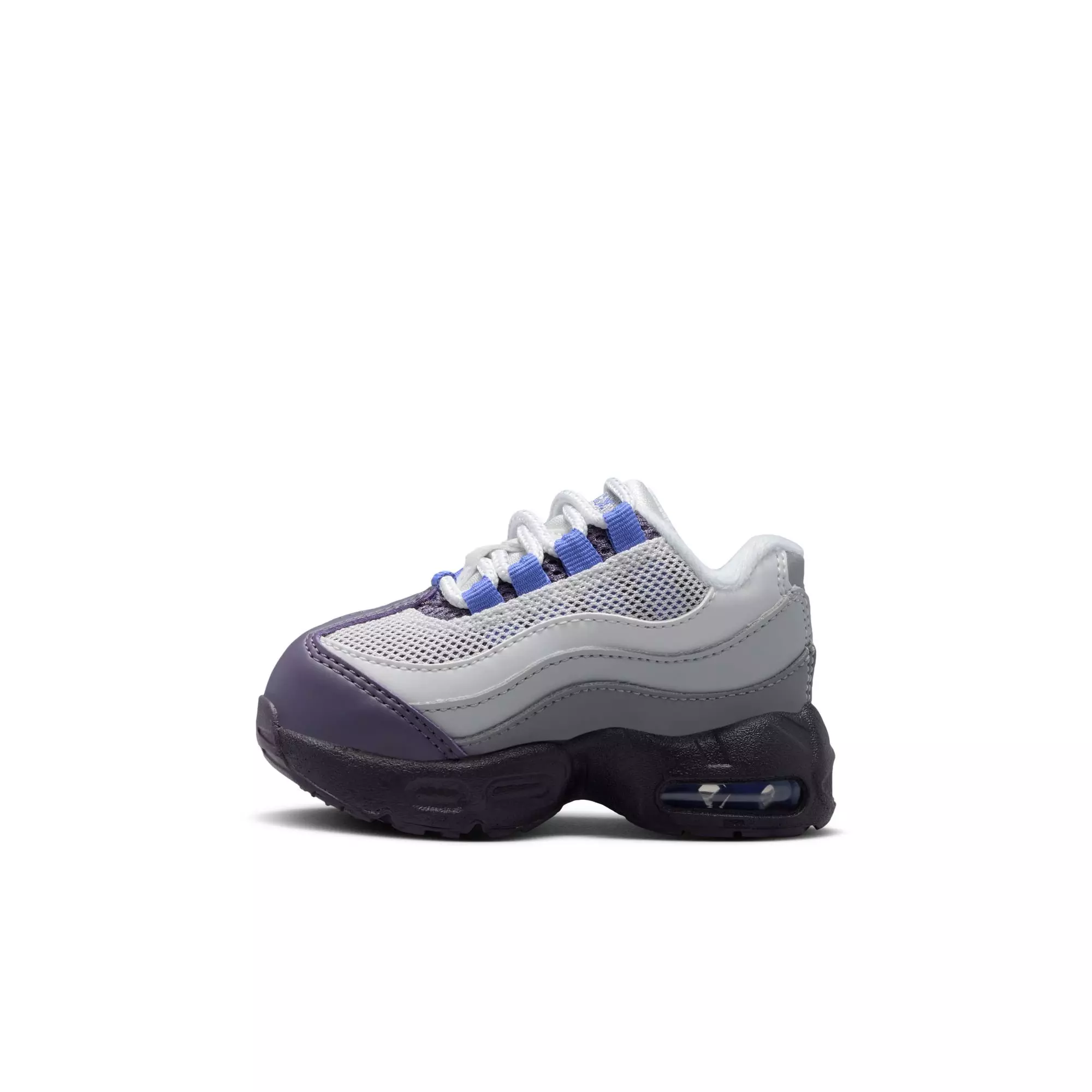 Nike Air Max 95 Recraft "Photon Dust/Sapphire/Dark Raisin" Toddler Boys' Shoe - GREY/BLUE
