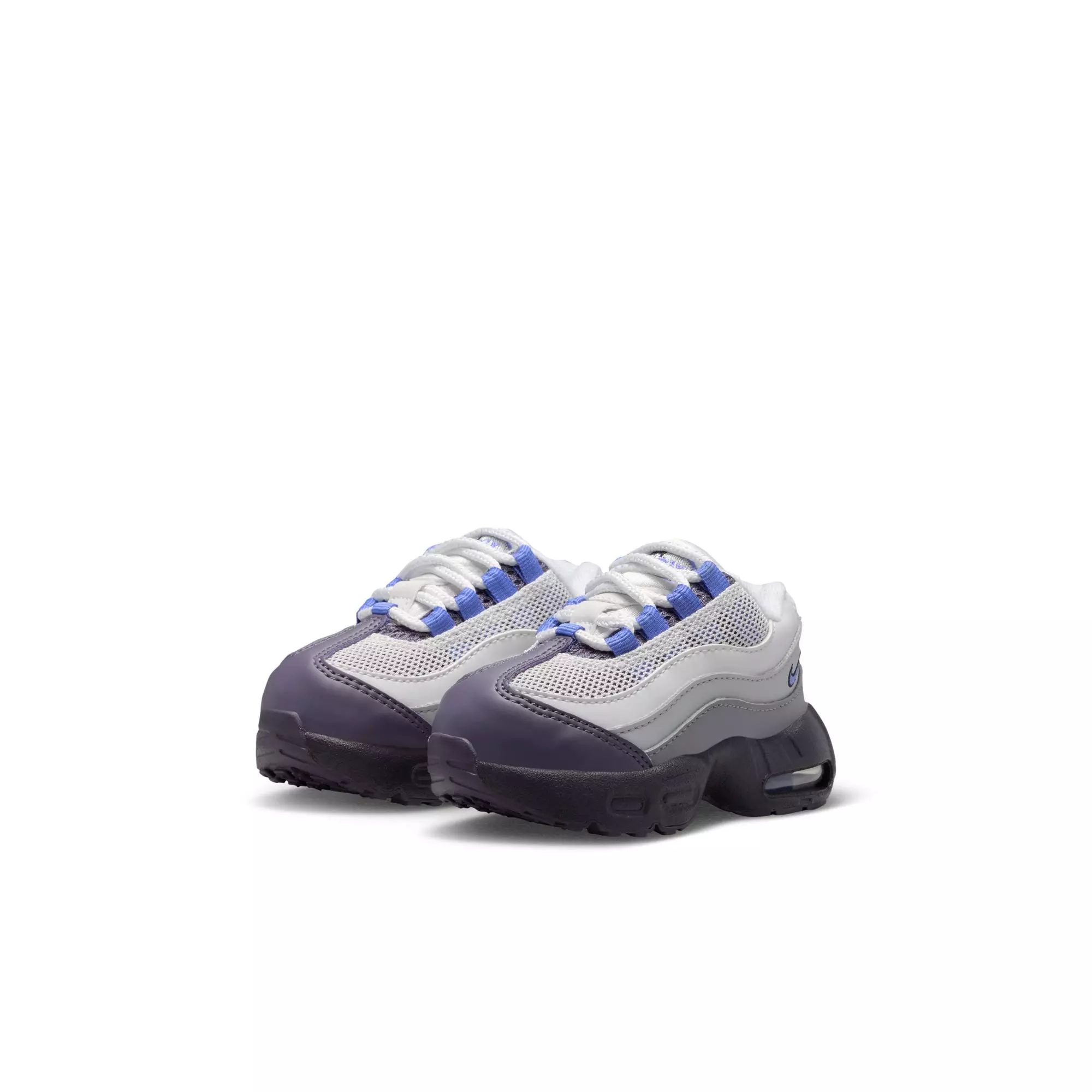 Nike Air Max 95 Recraft "Photon Dust/Sapphire/Dark Raisin" Toddler Boys' Shoe - GREY/BLUE