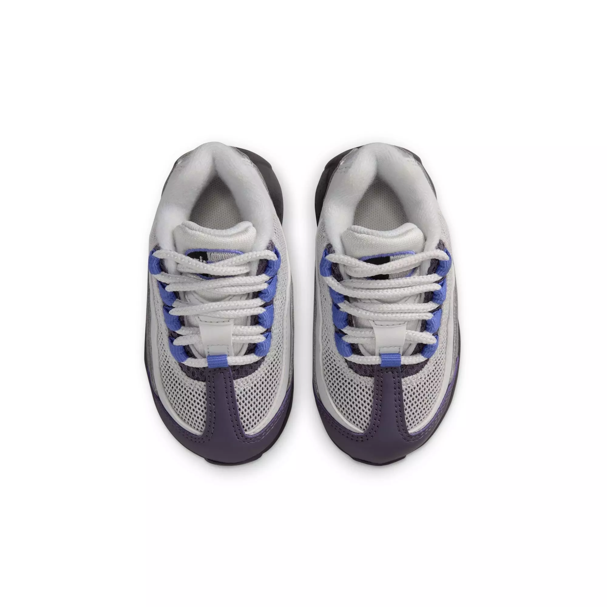 Nike Air Max 95 Recraft "Photon Dust/Sapphire/Dark Raisin" Toddler Boys' Shoe - GREY/BLUE
