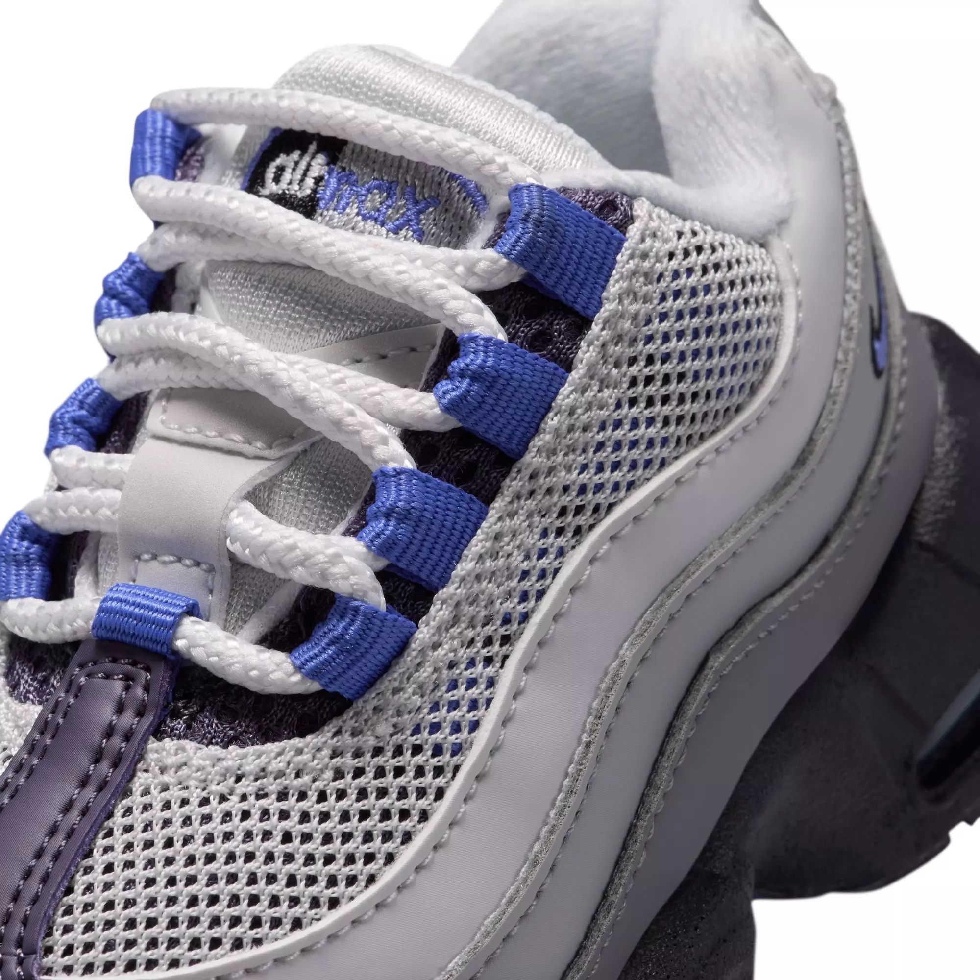 Nike Air Max 95 Recraft "Photon Dust/Sapphire/Dark Raisin" Toddler Boys' Shoe - GREY/BLUE