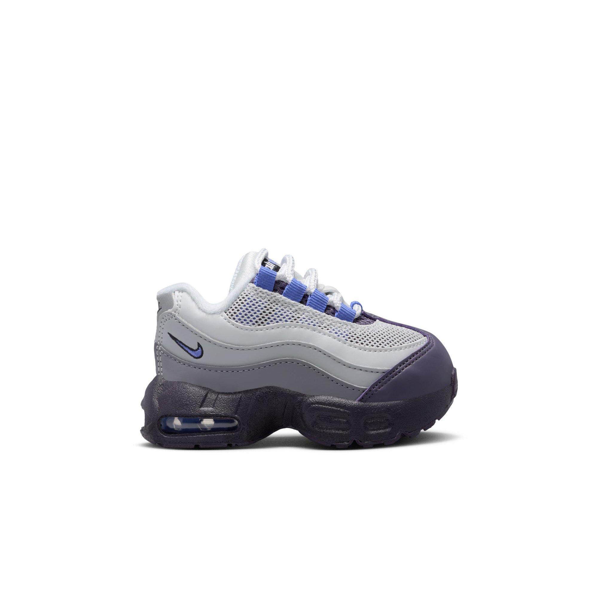 Nike Air Max 95 Recraft "Photon Dust/Sapphire/Dark Raisin" Toddler Boys' Shoe - GREY/BLUE Thumbnail View 1
