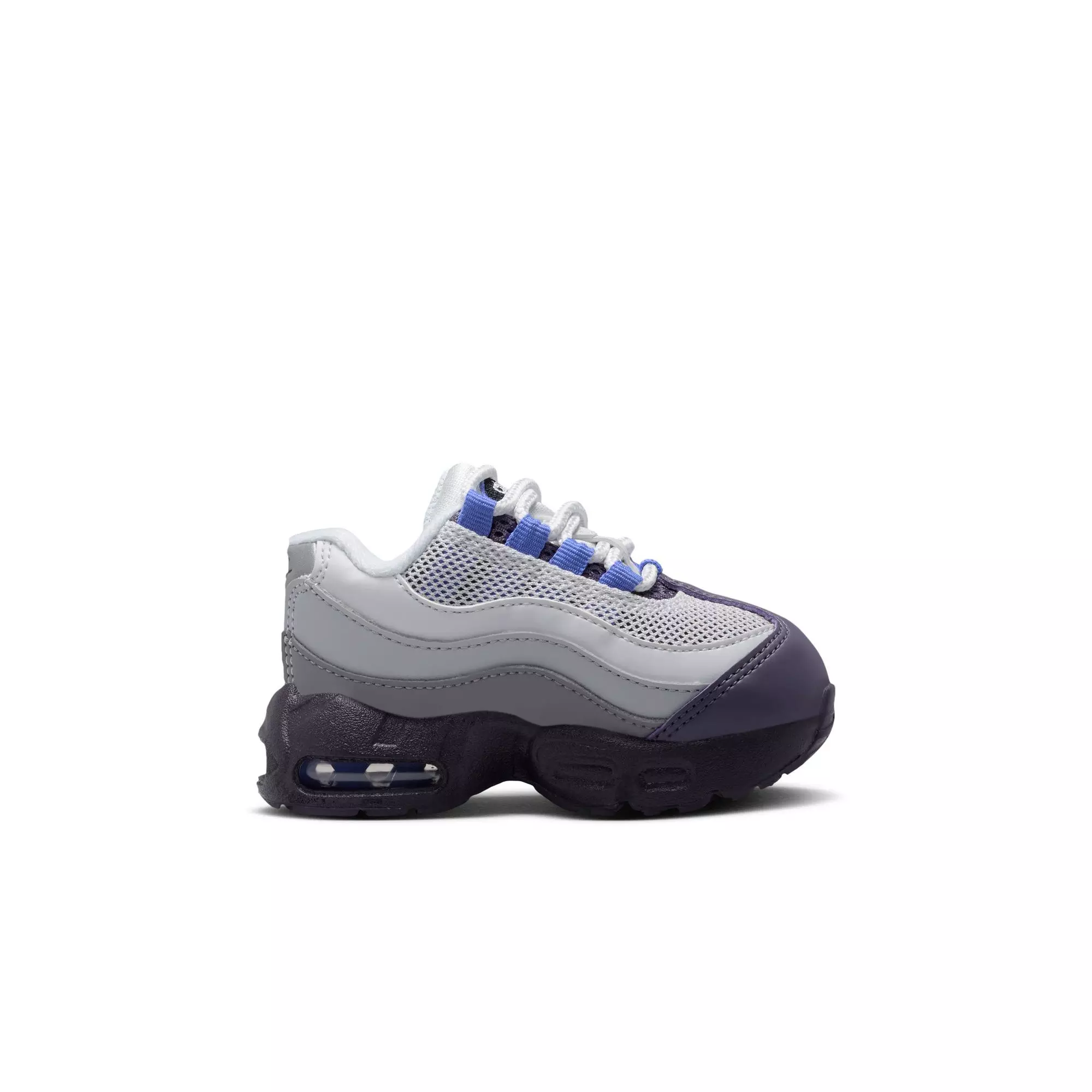 Nike Air Max 95 Recraft "Photon Dust/Sapphire/Dark Raisin" Toddler Boys' Shoe - GREY/BLUE