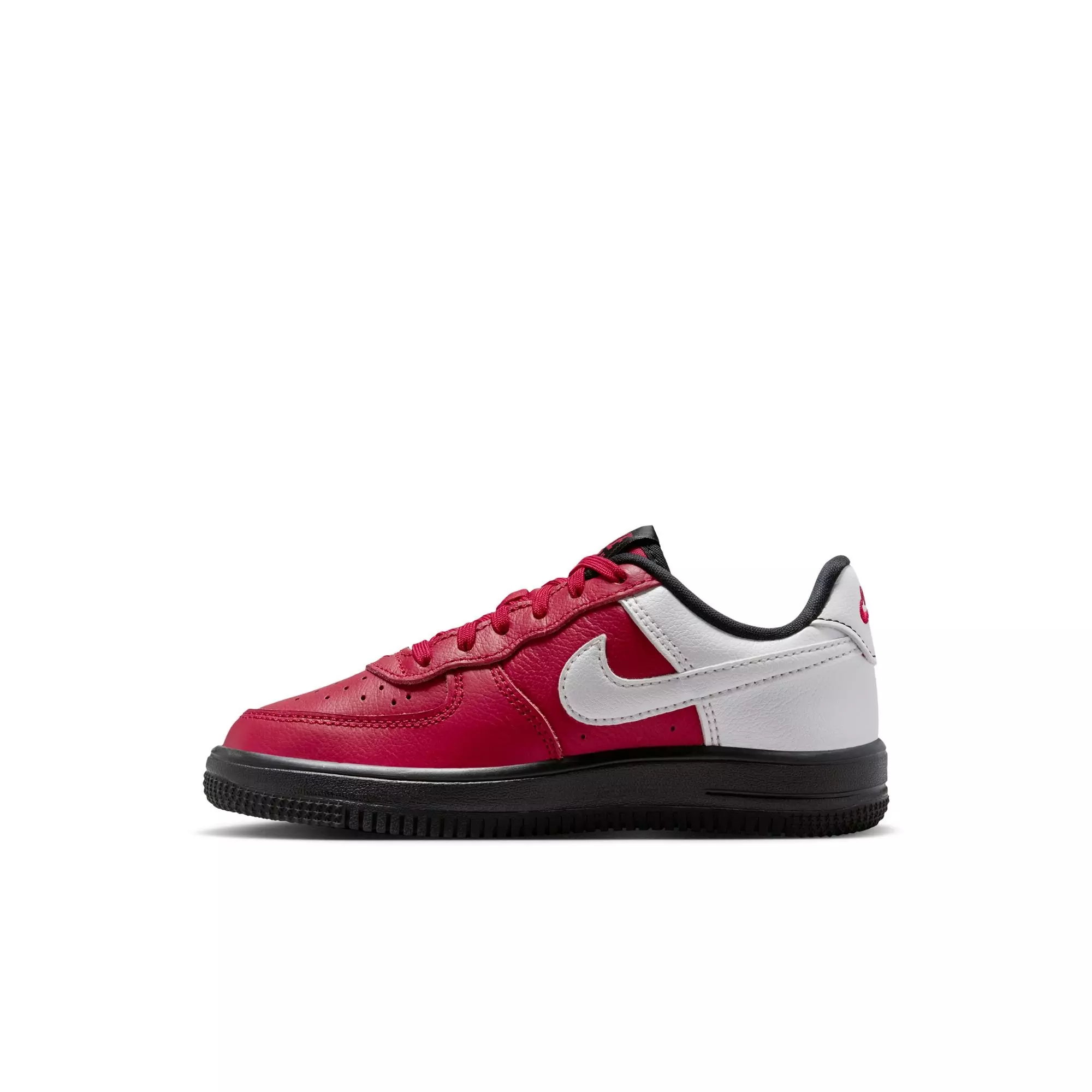 Nike Force 1 Low LV8 5 "Gym Red/Black/Summit White" Preschool Boys' Shoe - RED/BLACK