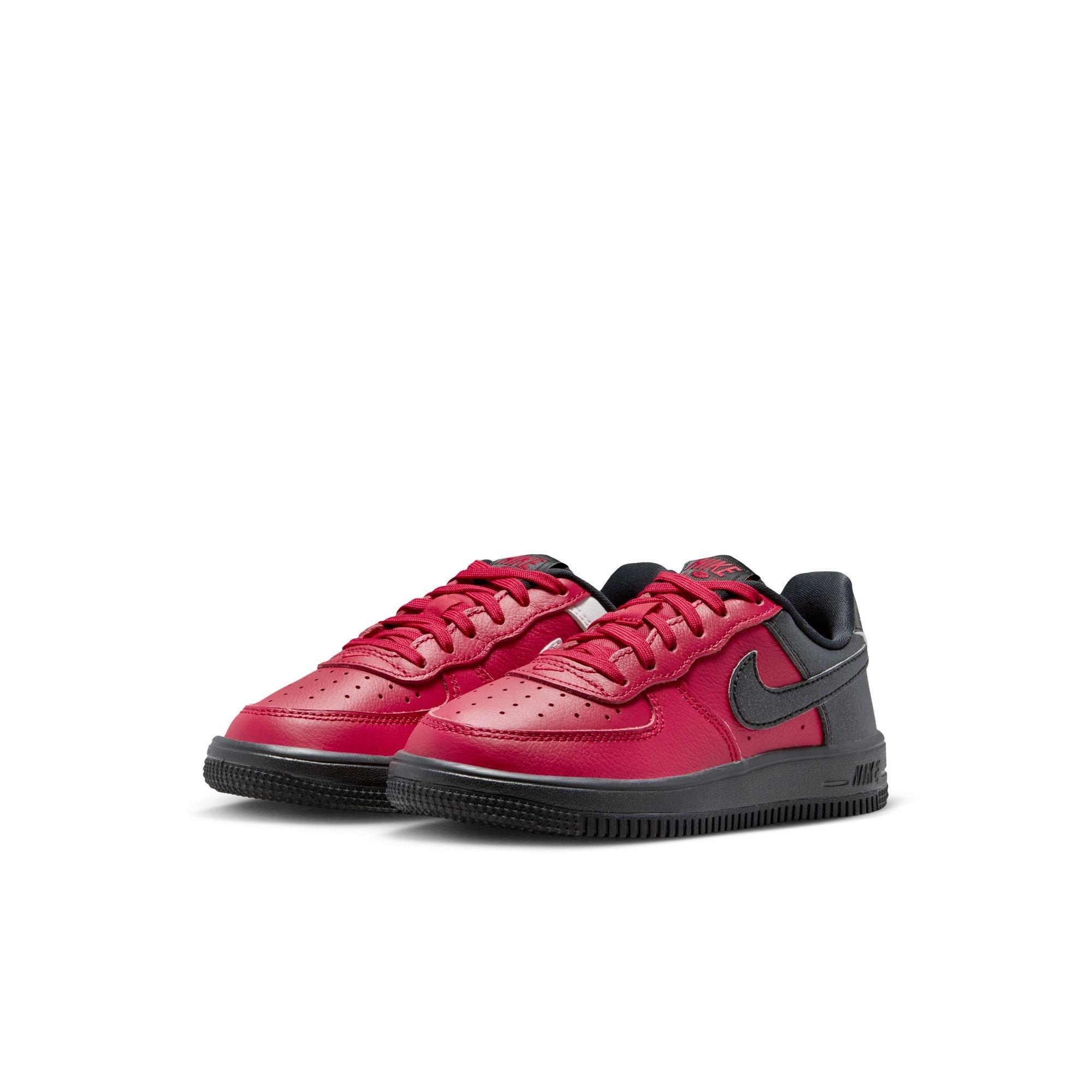 Nike Force 1 Low LV8 5 "Gym Red/Black/Summit White" Preschool Boys' Shoe - RED/BLACK Thumbnail View 5