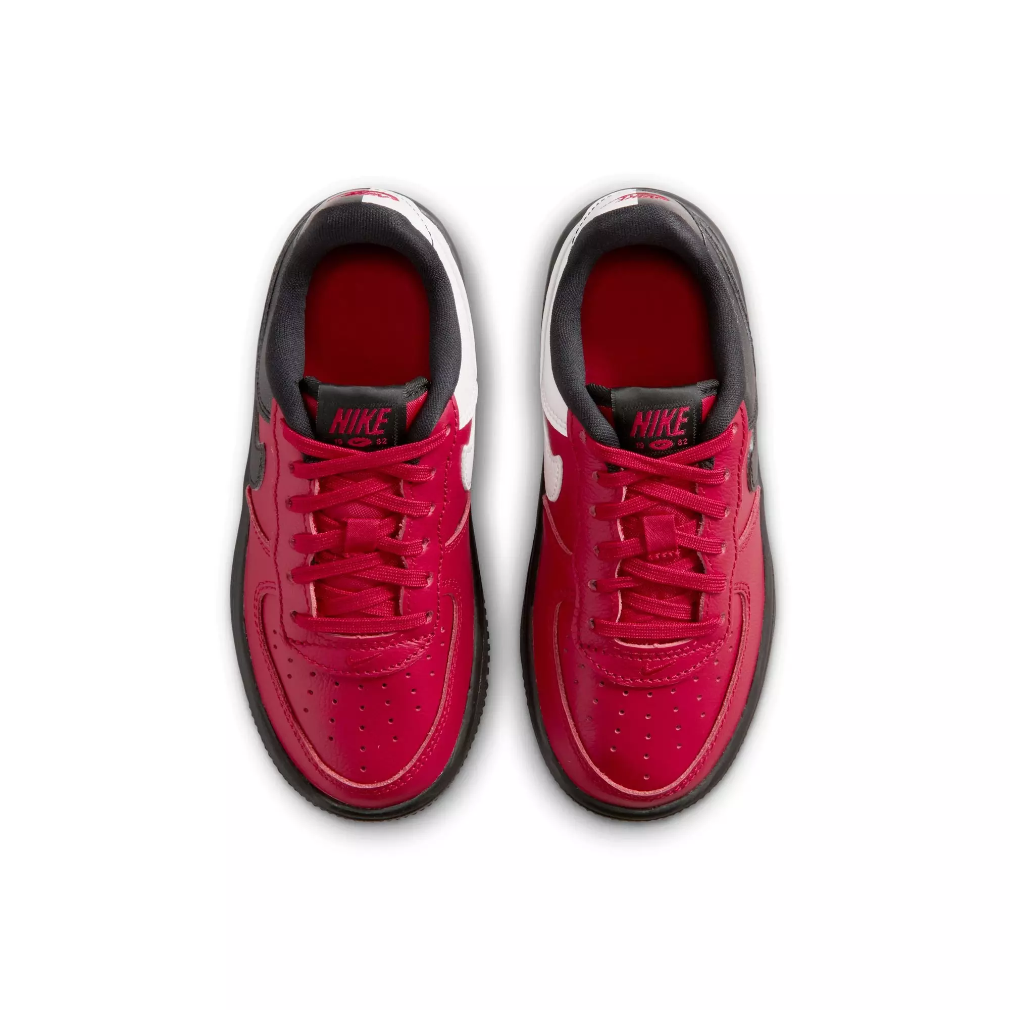 Nike Force 1 Low LV8 5 "Gym Red/Black/Summit White" Preschool Boys' Shoe - RED/BLACK