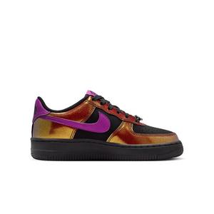 Nike Air Force 1 LV8 "Black/Bold Berry" Grade School Boys' Shoe