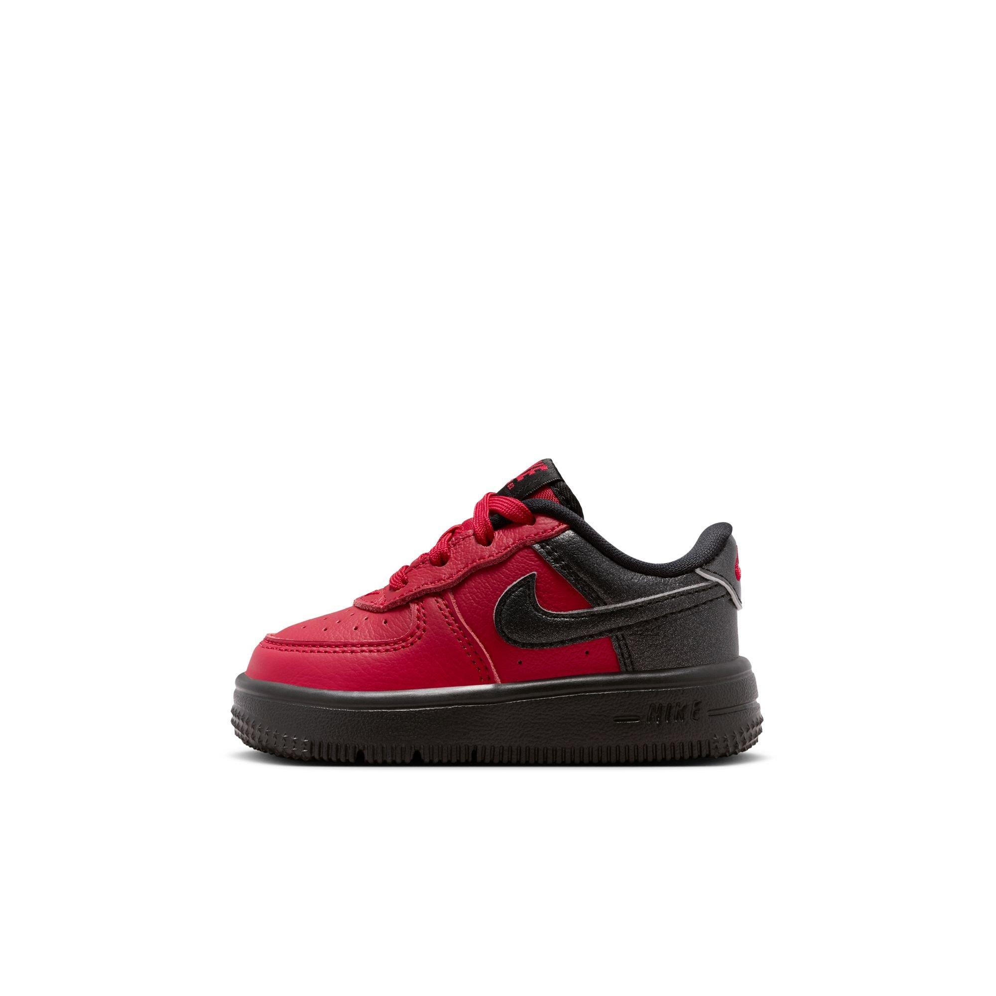Nike Force 1 Low LV8 5 "Gym Red/Black/Summit White" Toddler Boys' Shoe - RED/BLACK Thumbnail View 3