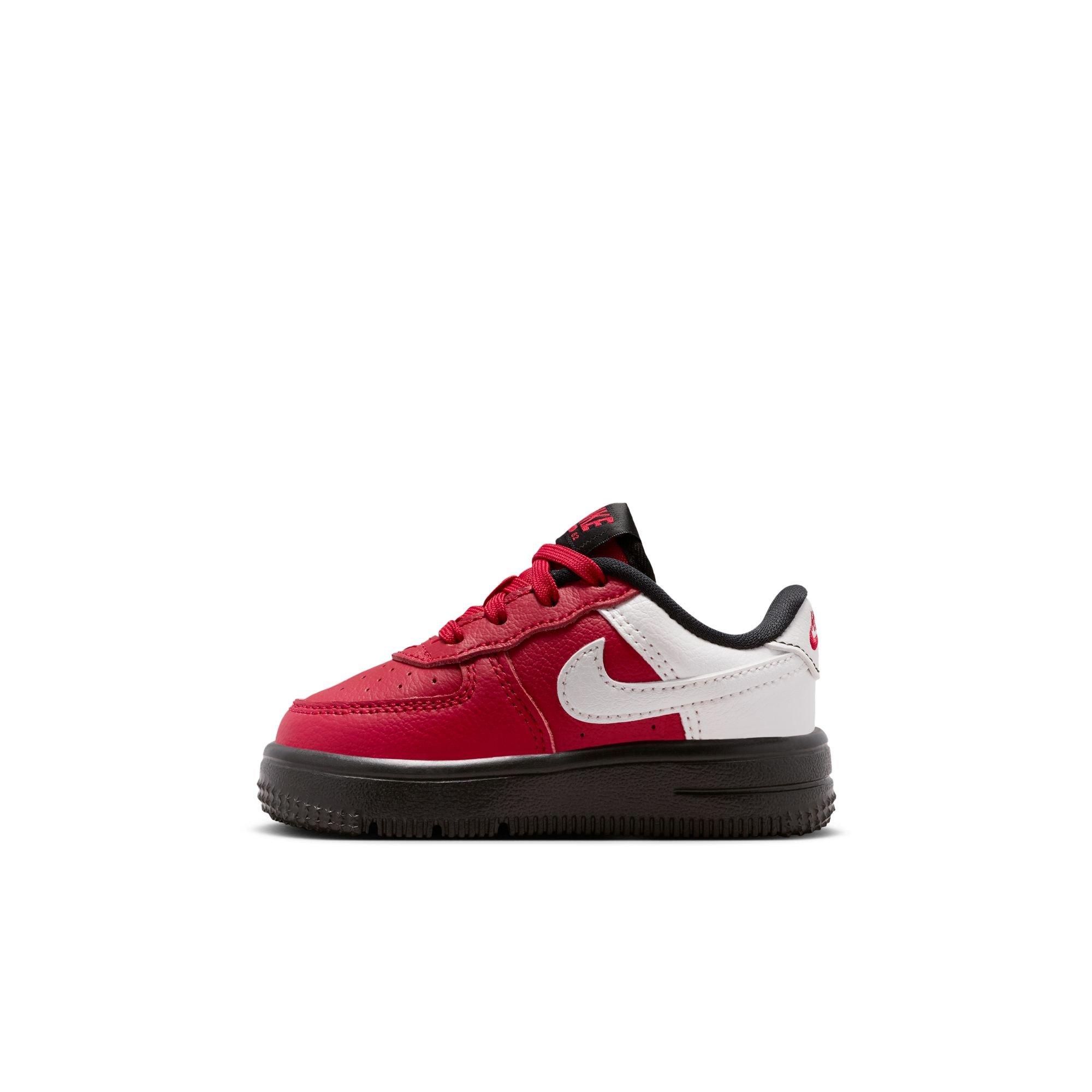 Nike Force 1 Low LV8 5 "Gym Red/Black/Summit White" Toddler Boys' Shoe - RED/BLACK Thumbnail View 4