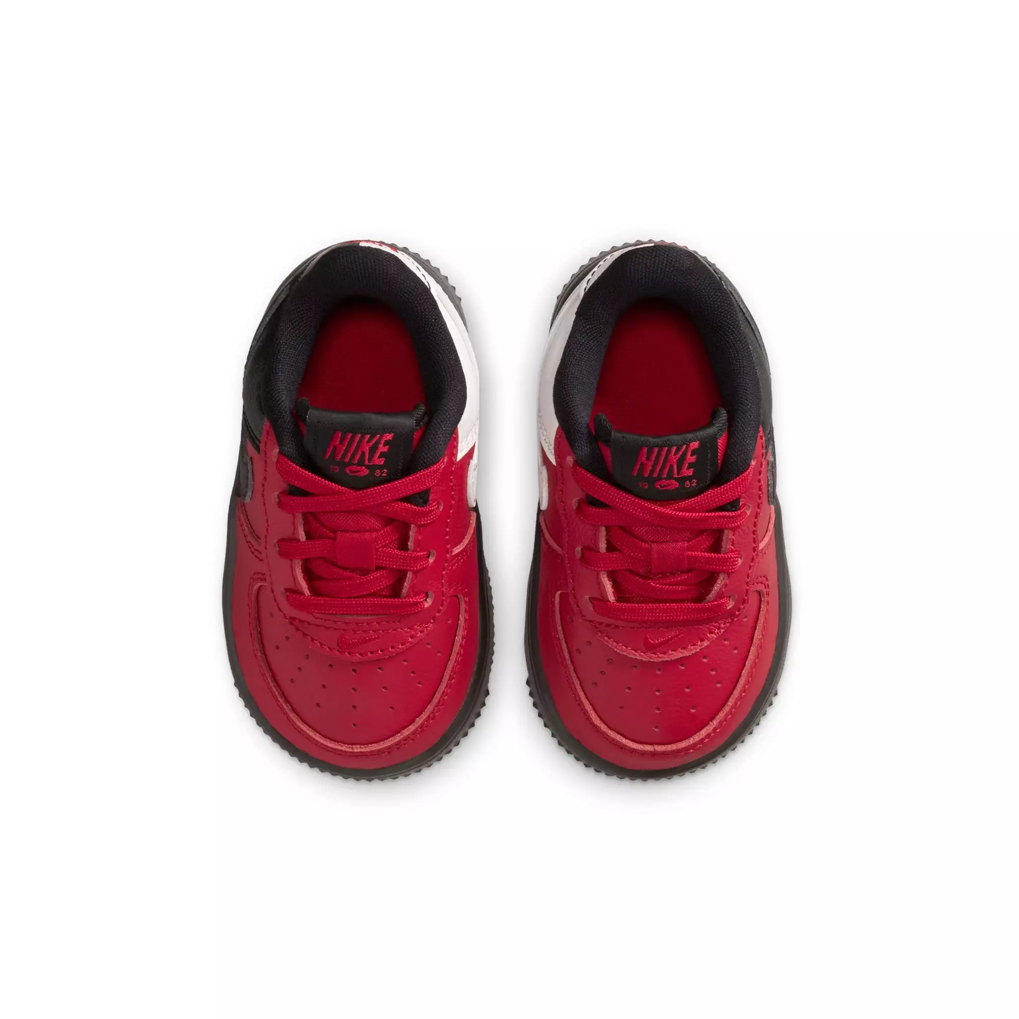 Nike Force 1 Low LV8 5 "Gym Red/Black/Summit White" Toddler Boys' Shoe - RED/BLACK