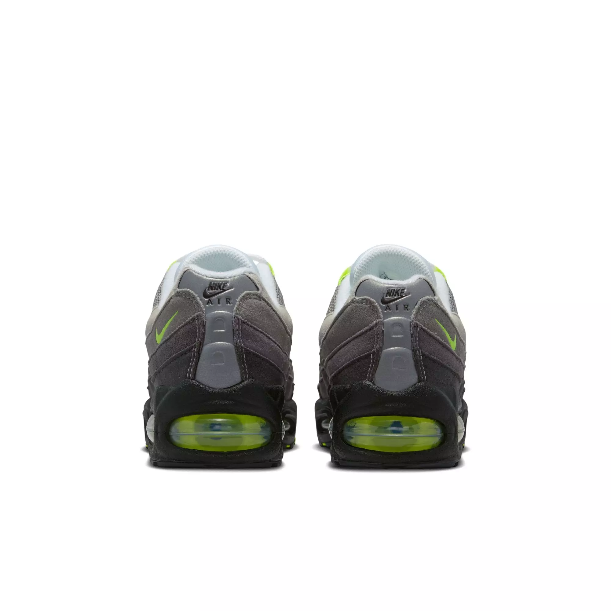 Nke Air Max 95 "Anthracite" Grade School Kids' Shoe - BLACK/NEON YELLOW/ANTHRACITE