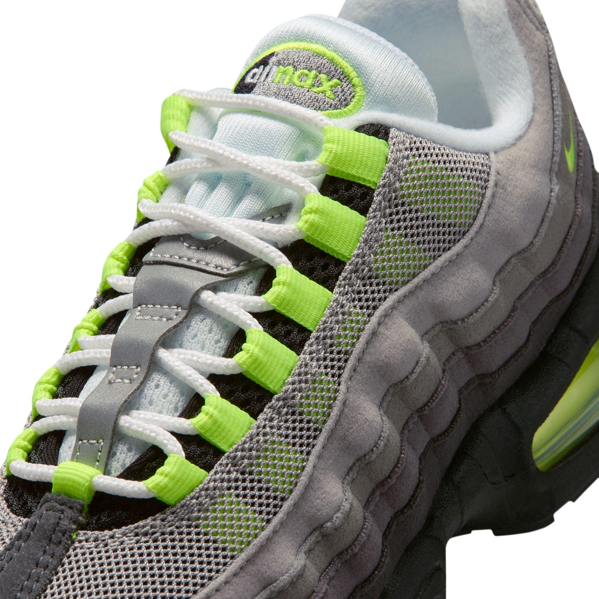 Nke Air Max 95 Grade School Kids' "Neon Yellow" Shoe