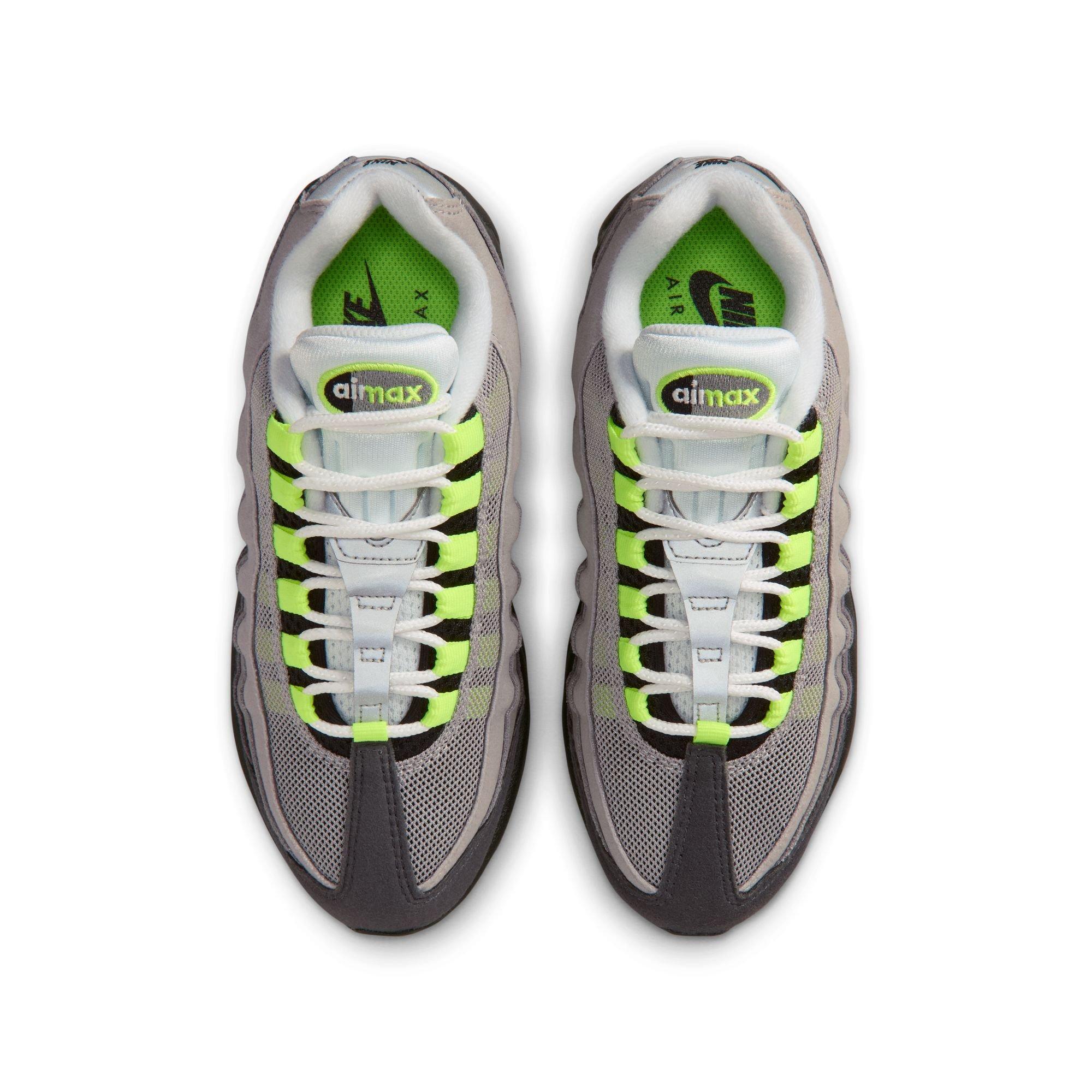 Nke Air Max 95 Grade School Kids' "Neon Yellow" Shoe