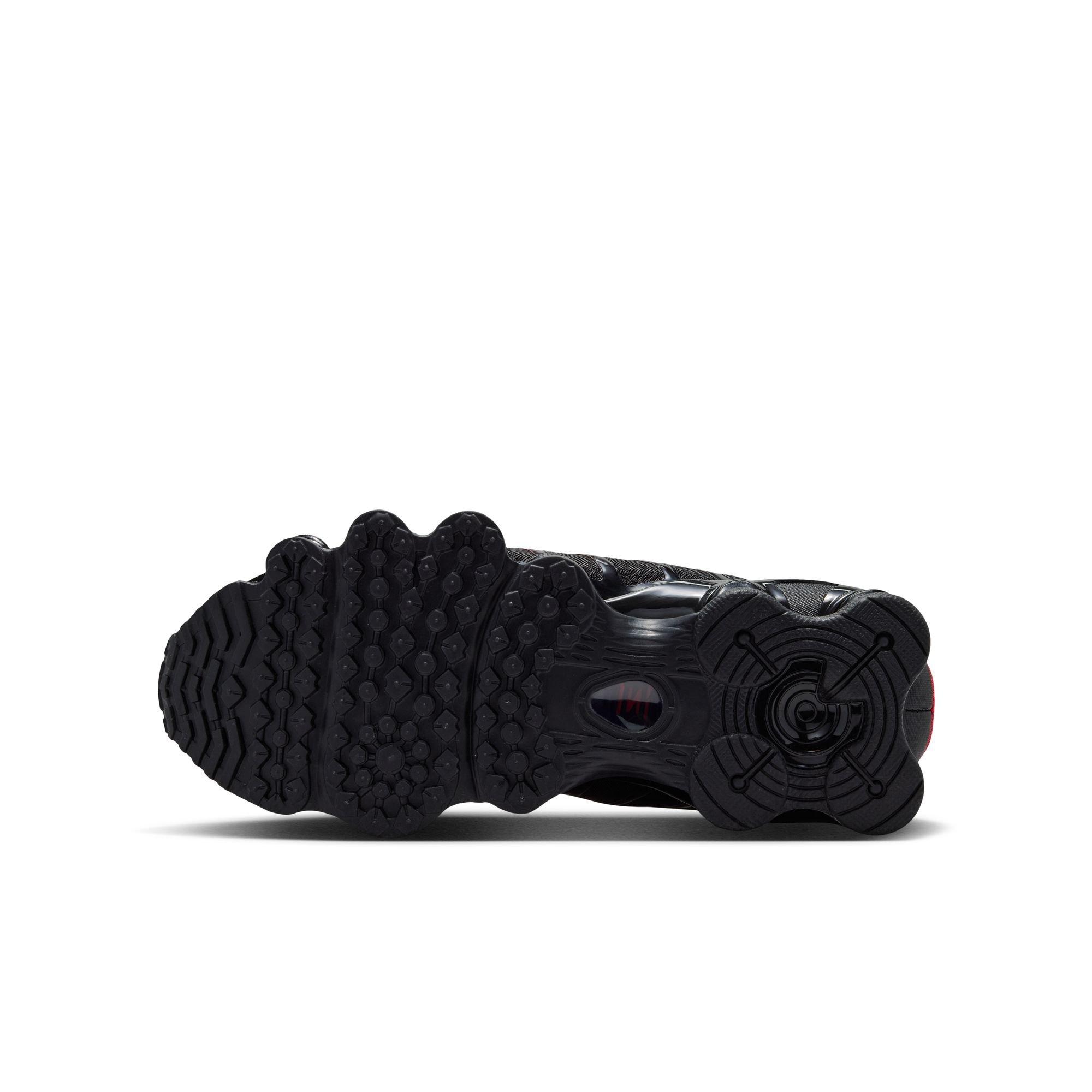 Nike Shox TL "Black/Lt Crimson" Grade School Boys' Shoe - BLACK/RED Thumbnail View 9