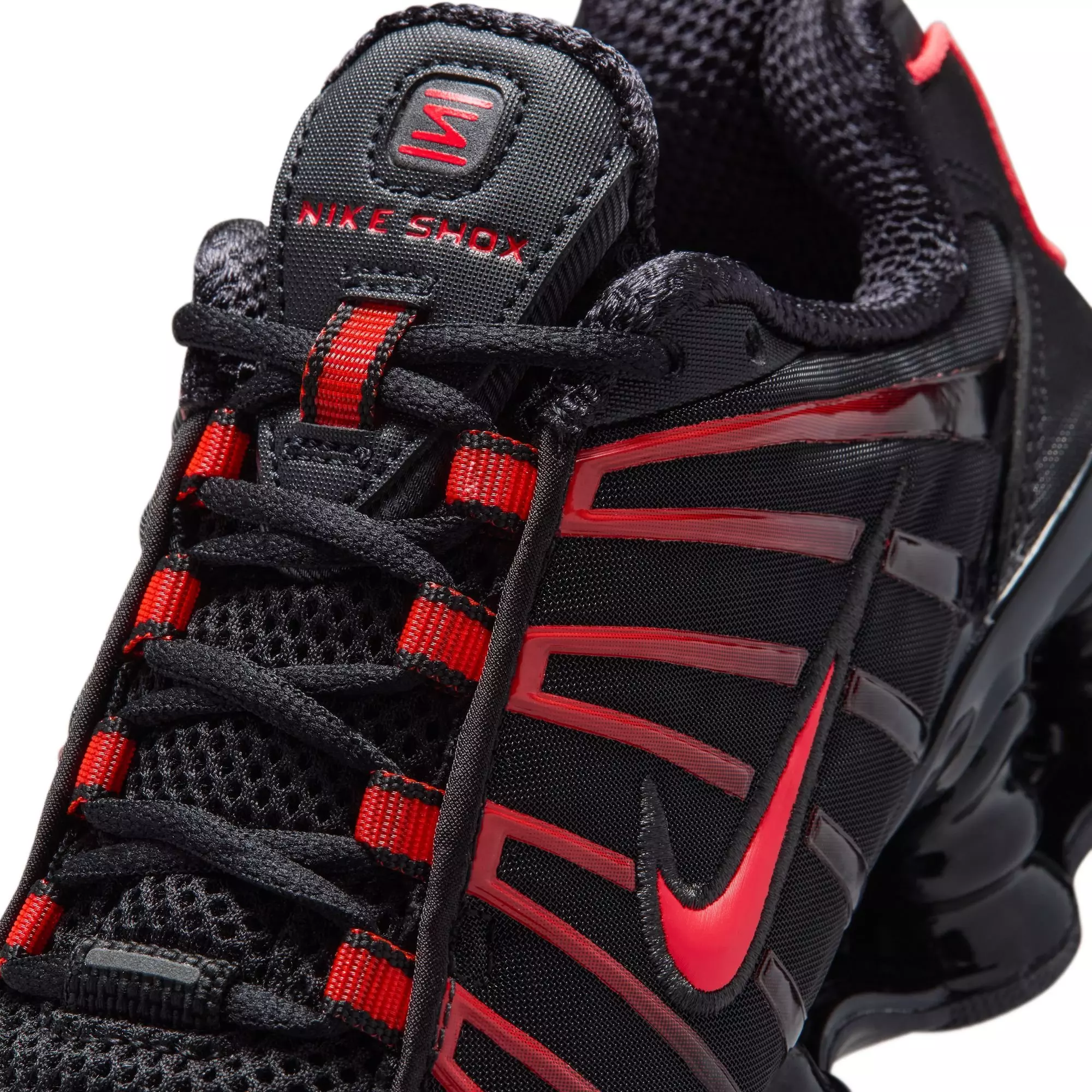 Nike Shox TL "Black/Lt Crimson" Grade School Boys' Shoe - BLACK/RED