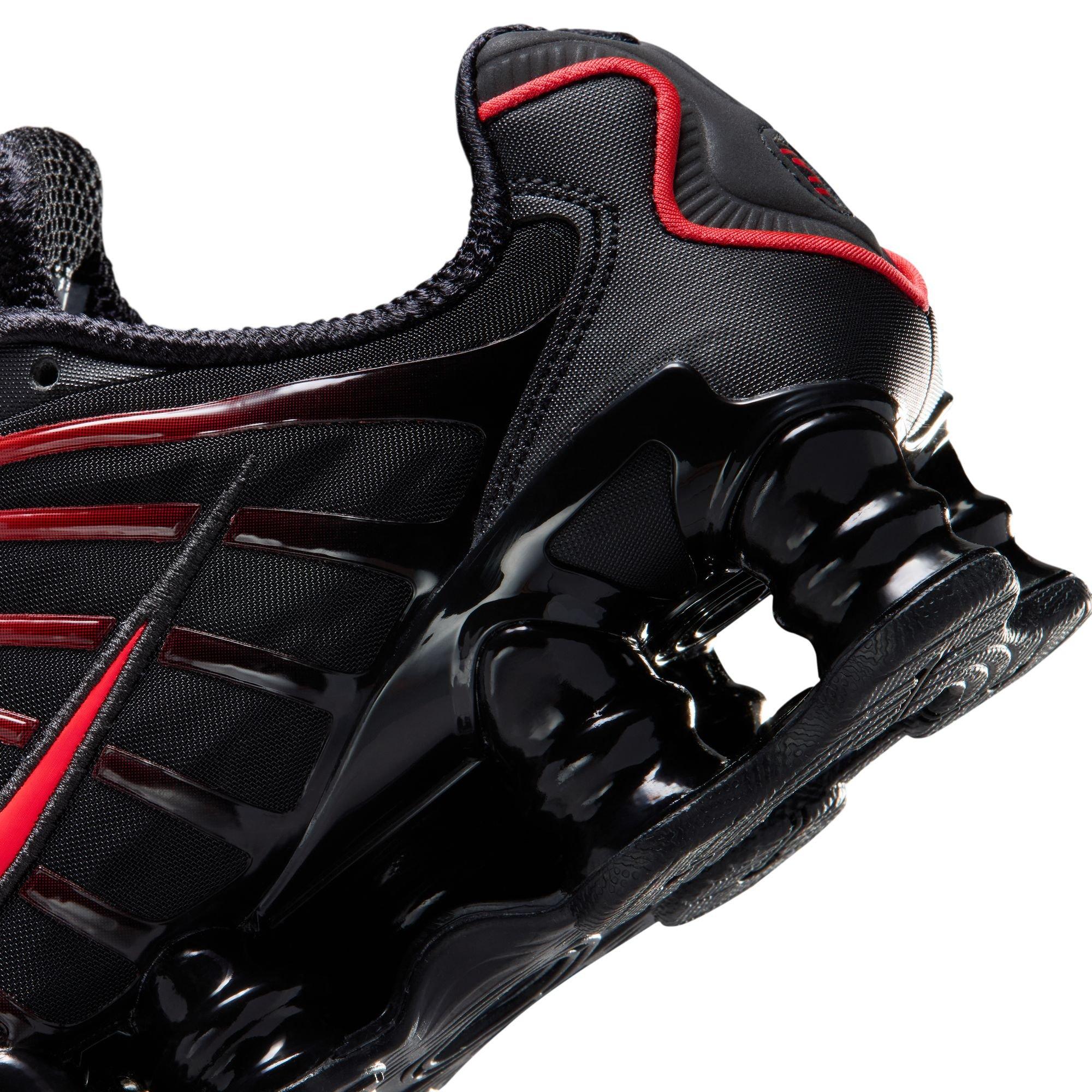 Nike Shox TL "Black/Lt Crimson" Grade School Boys' Shoe - BLACK/RED Thumbnail View 11