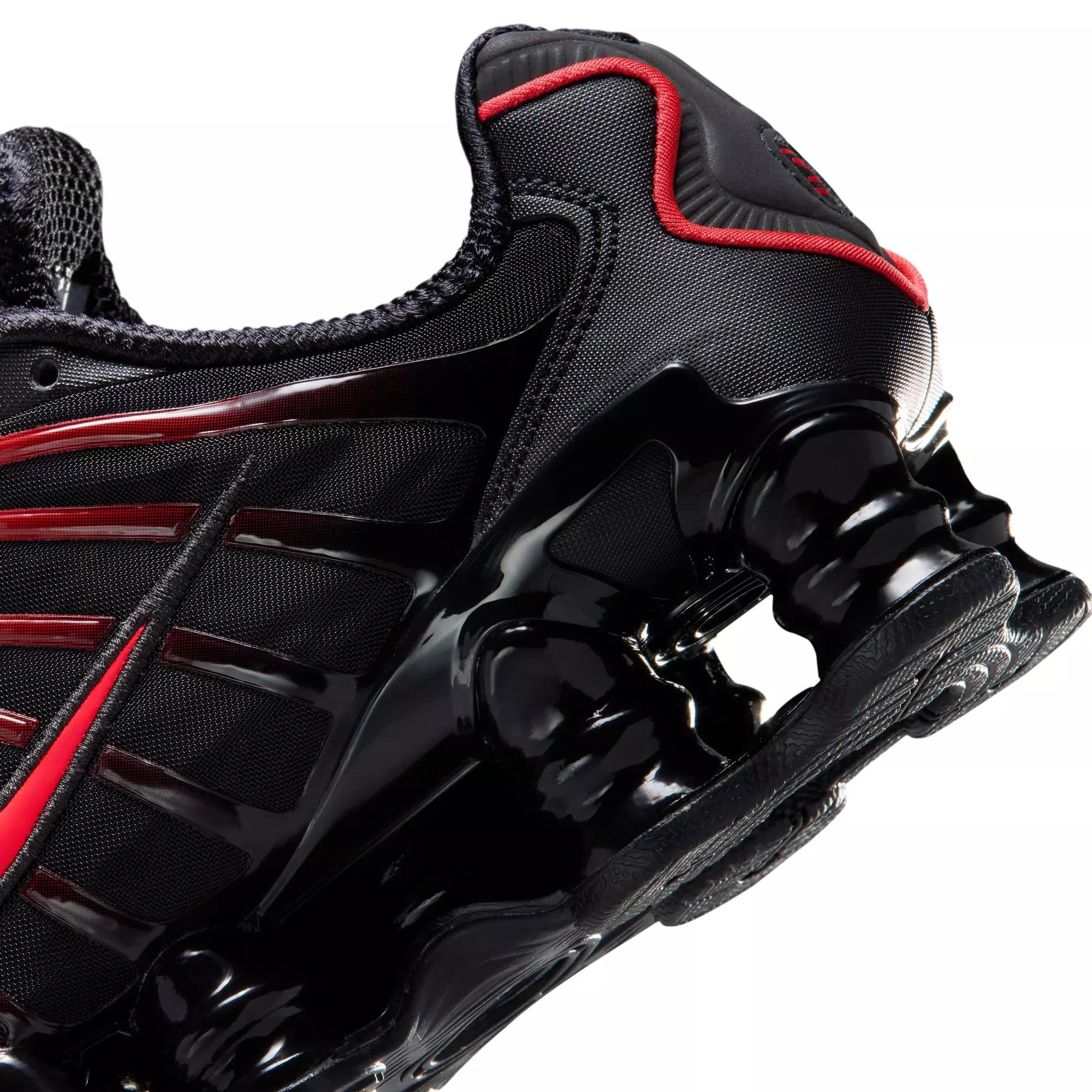 Nike Shox TL "Black/Lt Crimson" Grade School Boys' Shoe - BLACK/RED
