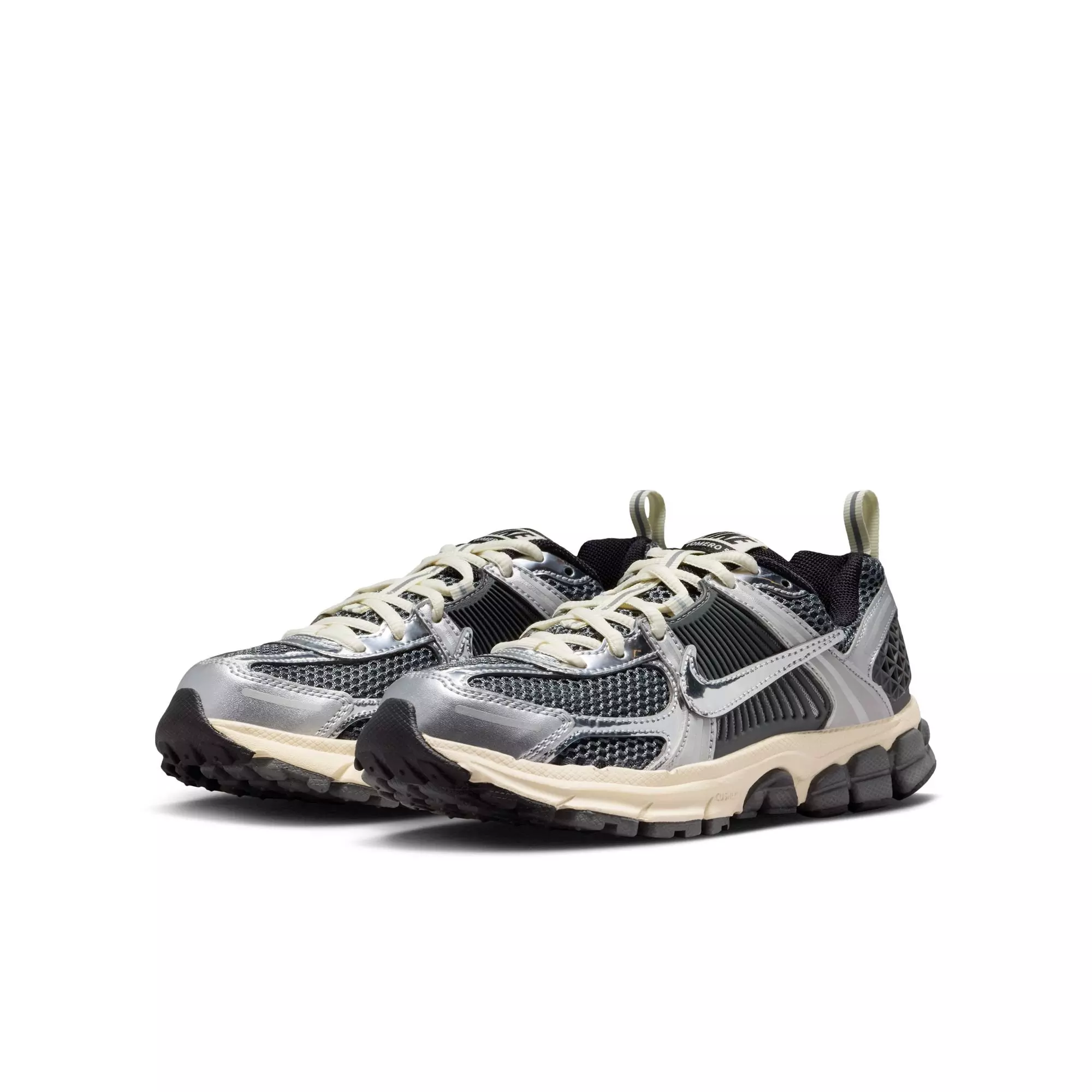 Nike Vomero 5 "Iron Grey/Chrome/Metallic Silver" Grade School Boys' Shoe - GREY/SILVER