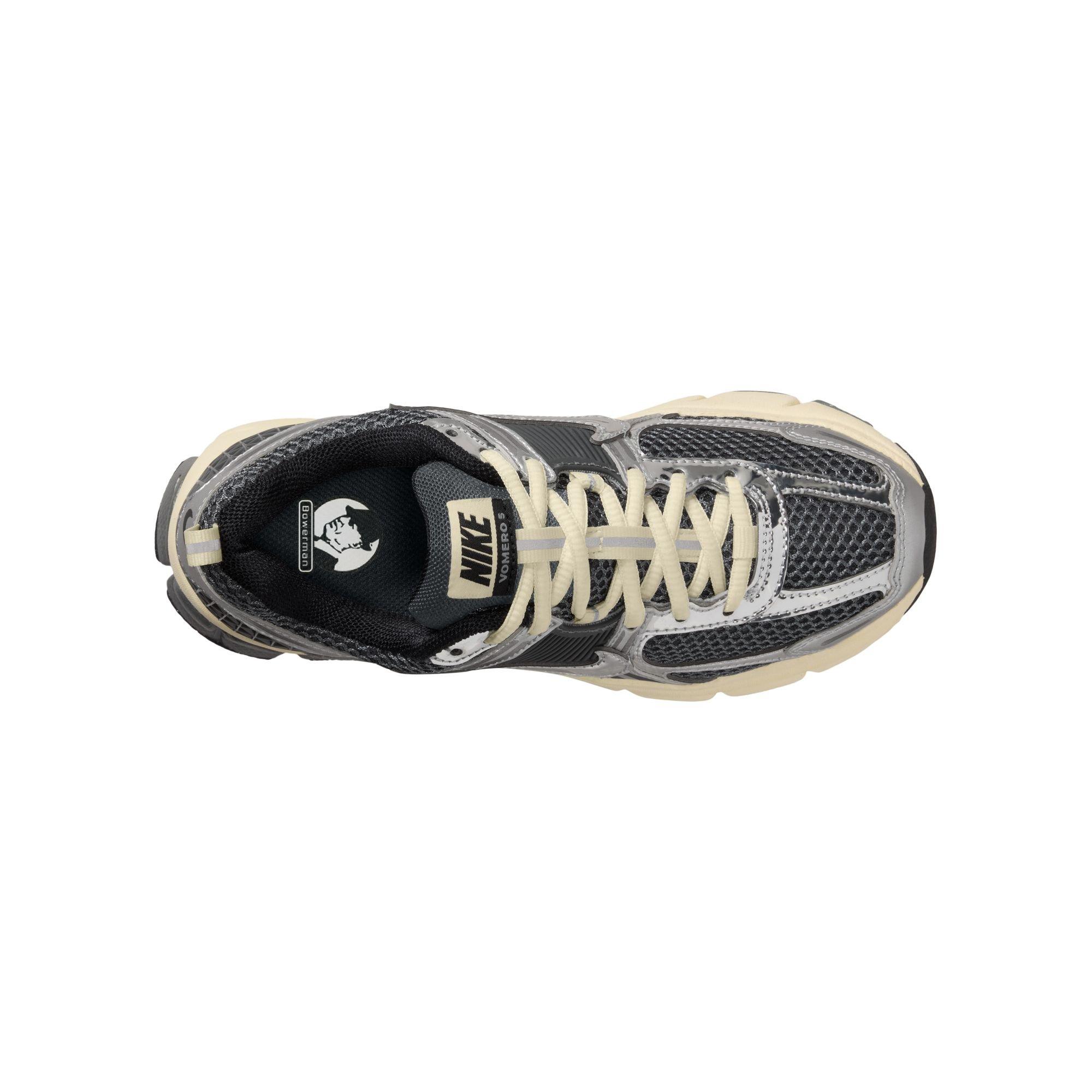 Nike Vomero 5 "Iron Grey/Chrome/Metallic Silver" Grade School Boys' Shoe - GREY/SILVER Thumbnail View 8