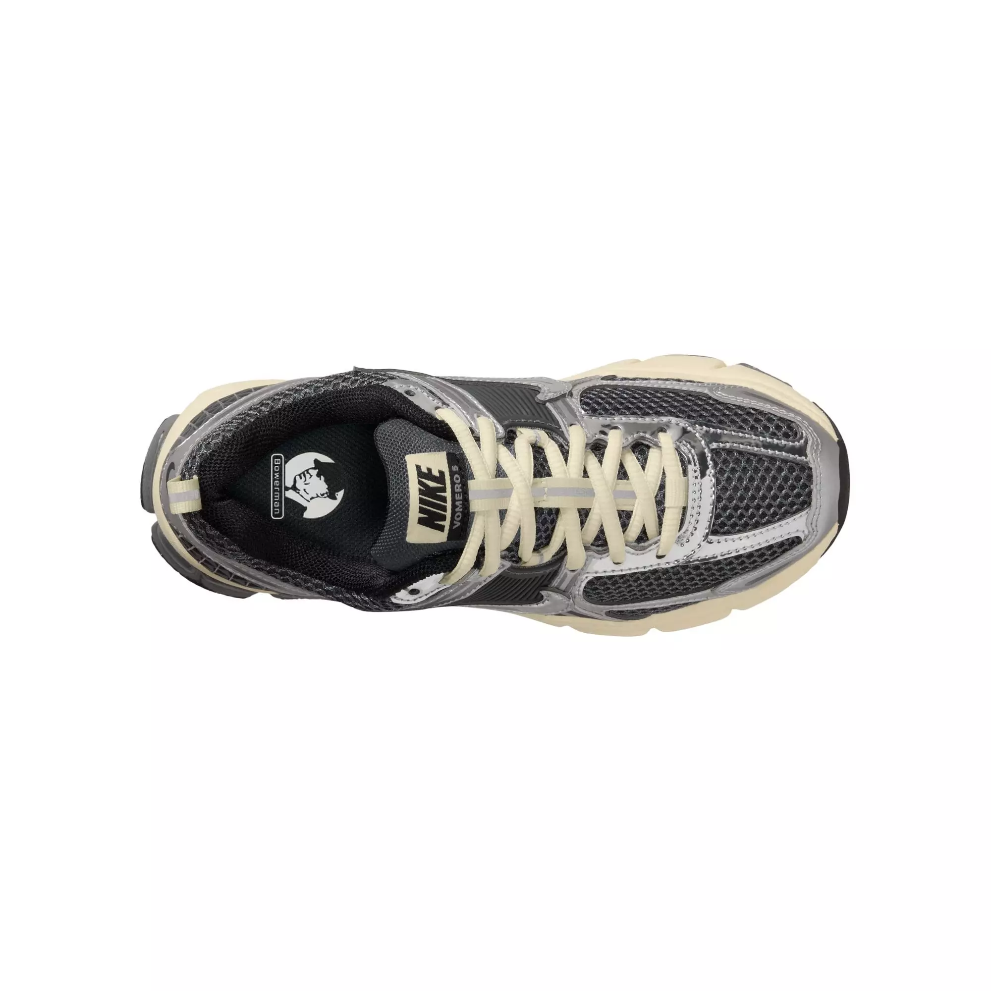 Nike Vomero 5 "Iron Grey/Chrome/Metallic Silver" Grade School Boys' Shoe - GREY/SILVER