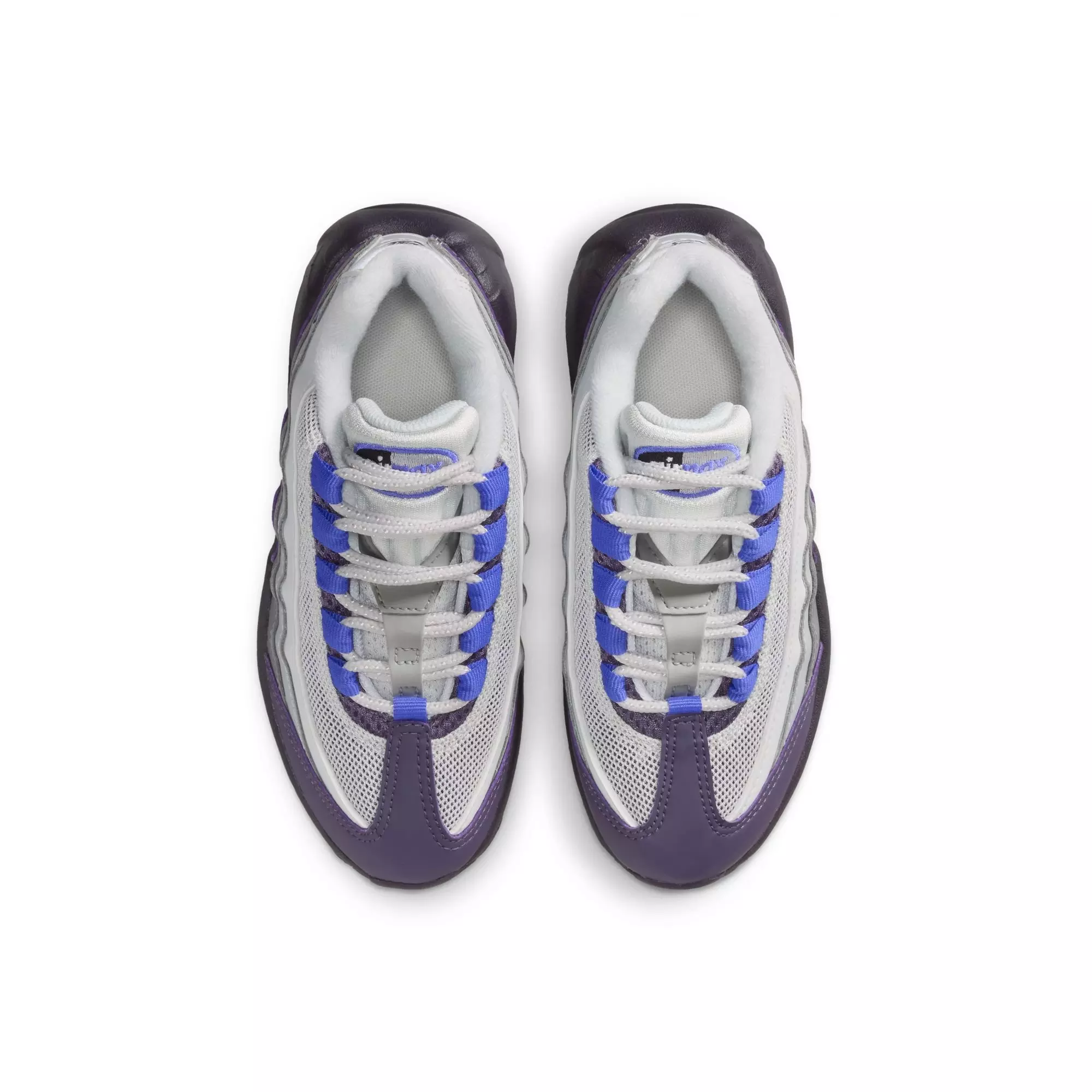 Nike Air Max 95 Recraft "Photon Dust/Sapphire/Dark Raisin" Preschool Boys' Shoe - GREY/BLUE