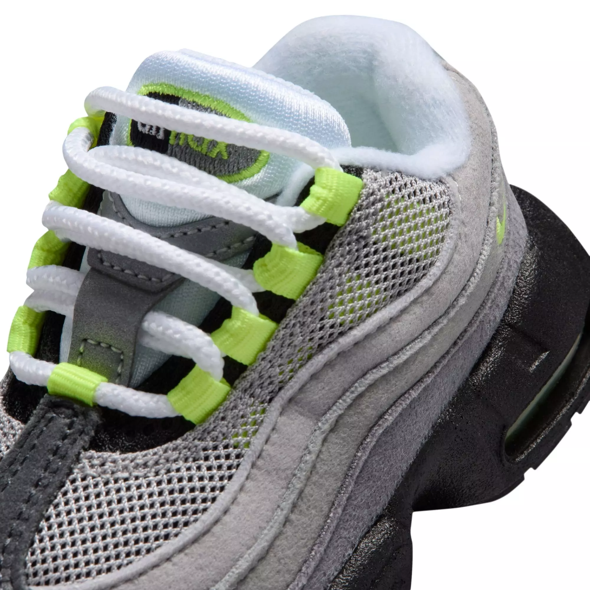 Nike Little Max '95 "Neon Yellow" Toddler Kids' Shoe - BLACK/NEON YELLOW/ANTHRACITE