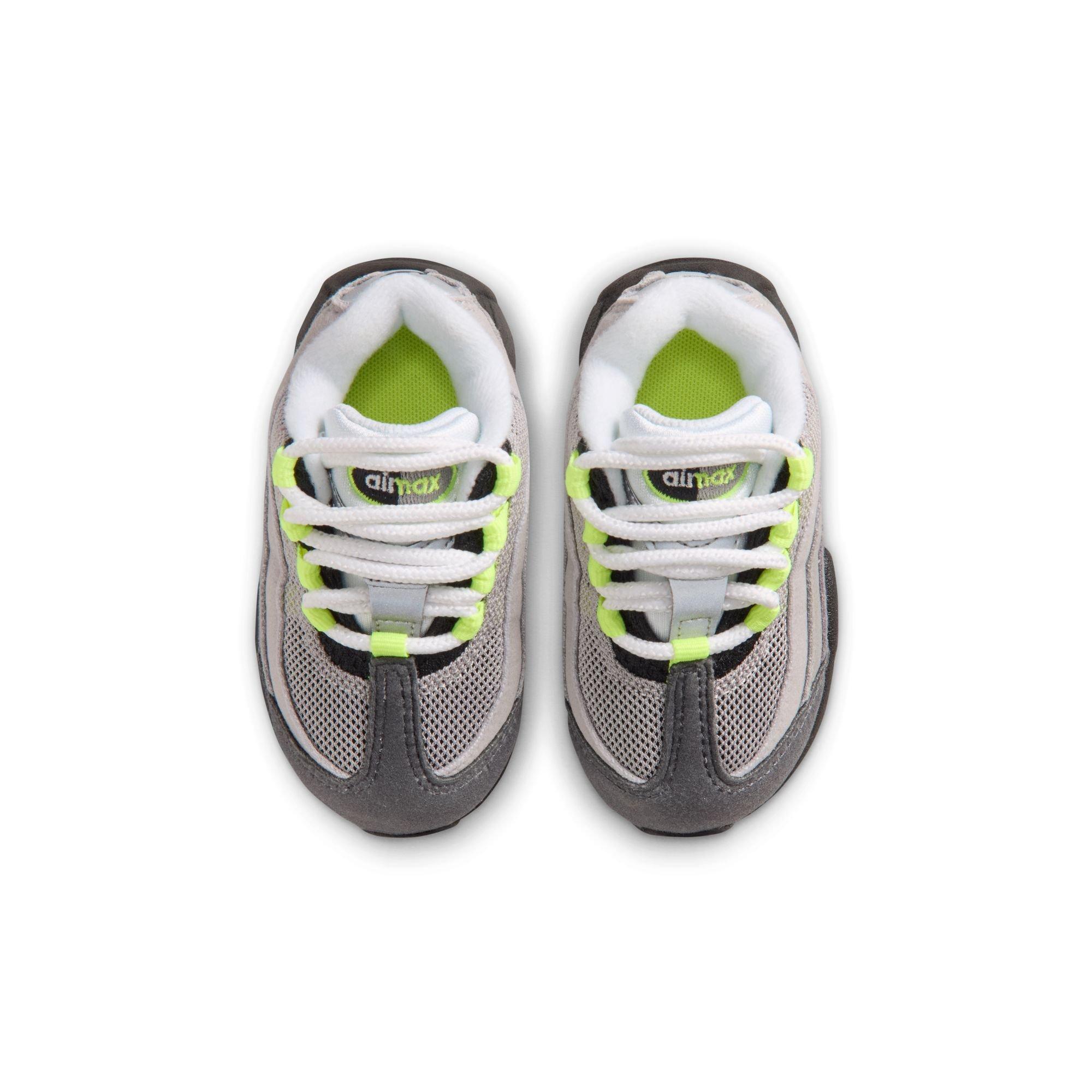 Nike Little Max '95 Toddler Kids' "Neon Yellow" Shoe