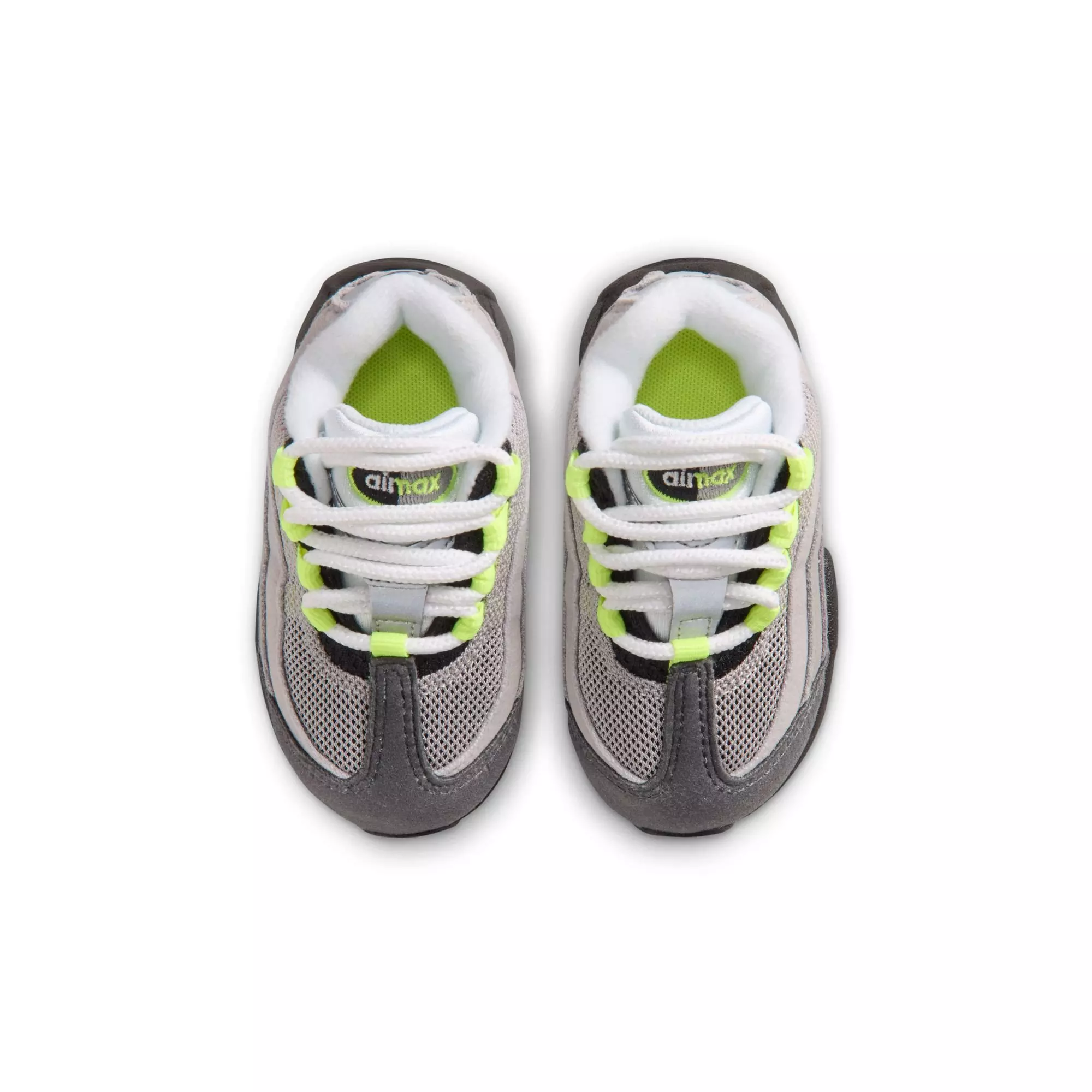 Nike Little Max '95 "Neon Yellow" Toddler Kids' Shoe - BLACK/NEON YELLOW/ANTHRACITE