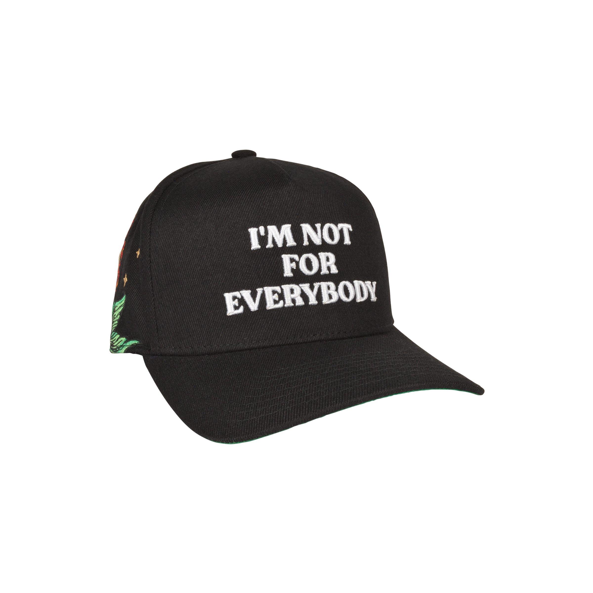 Field Grade Not For Everybody Snapback Hat-Black - BLACK Thumbnail View 2