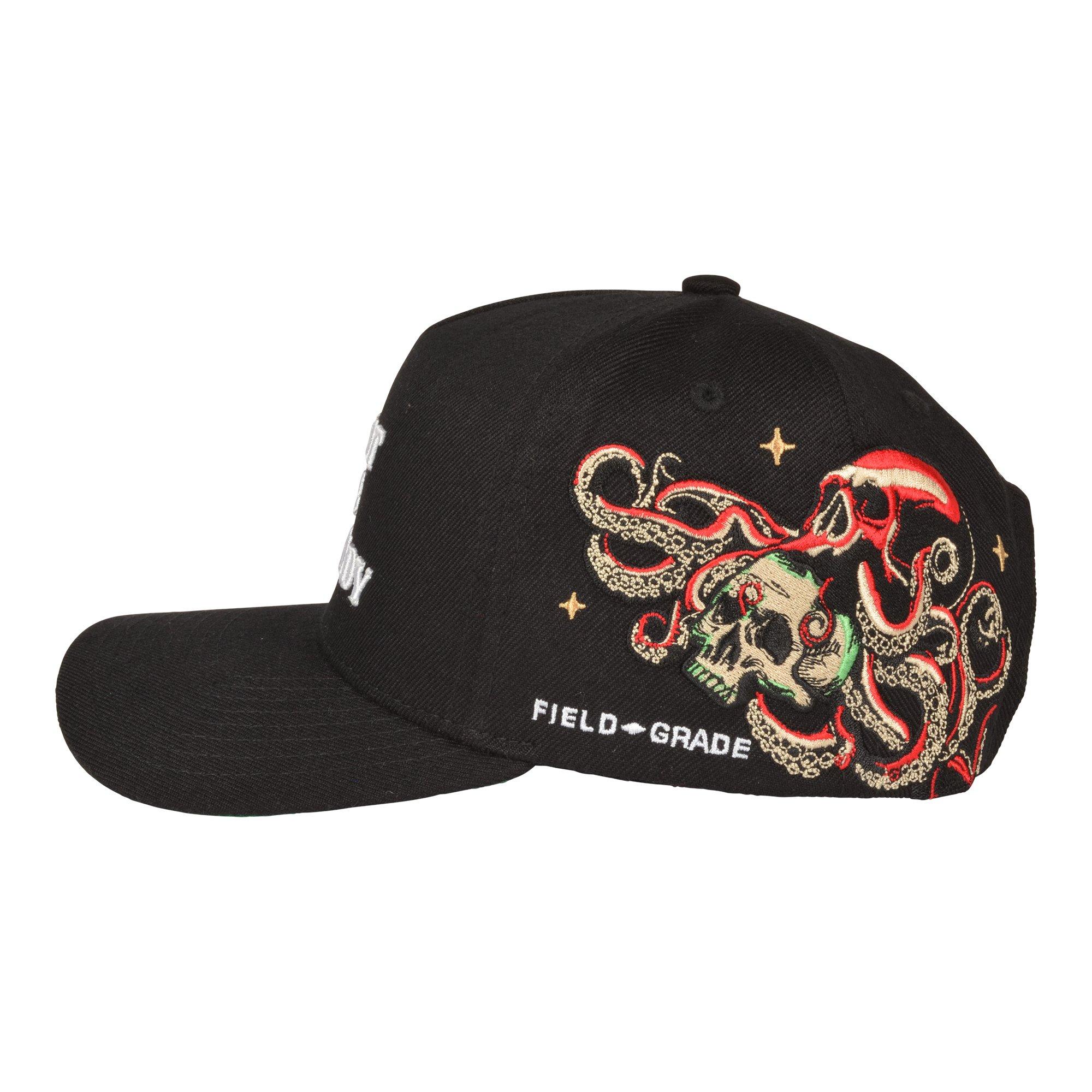 Field Grade Not For Everybody Snapback Hat-Black - BLACK Thumbnail View 3