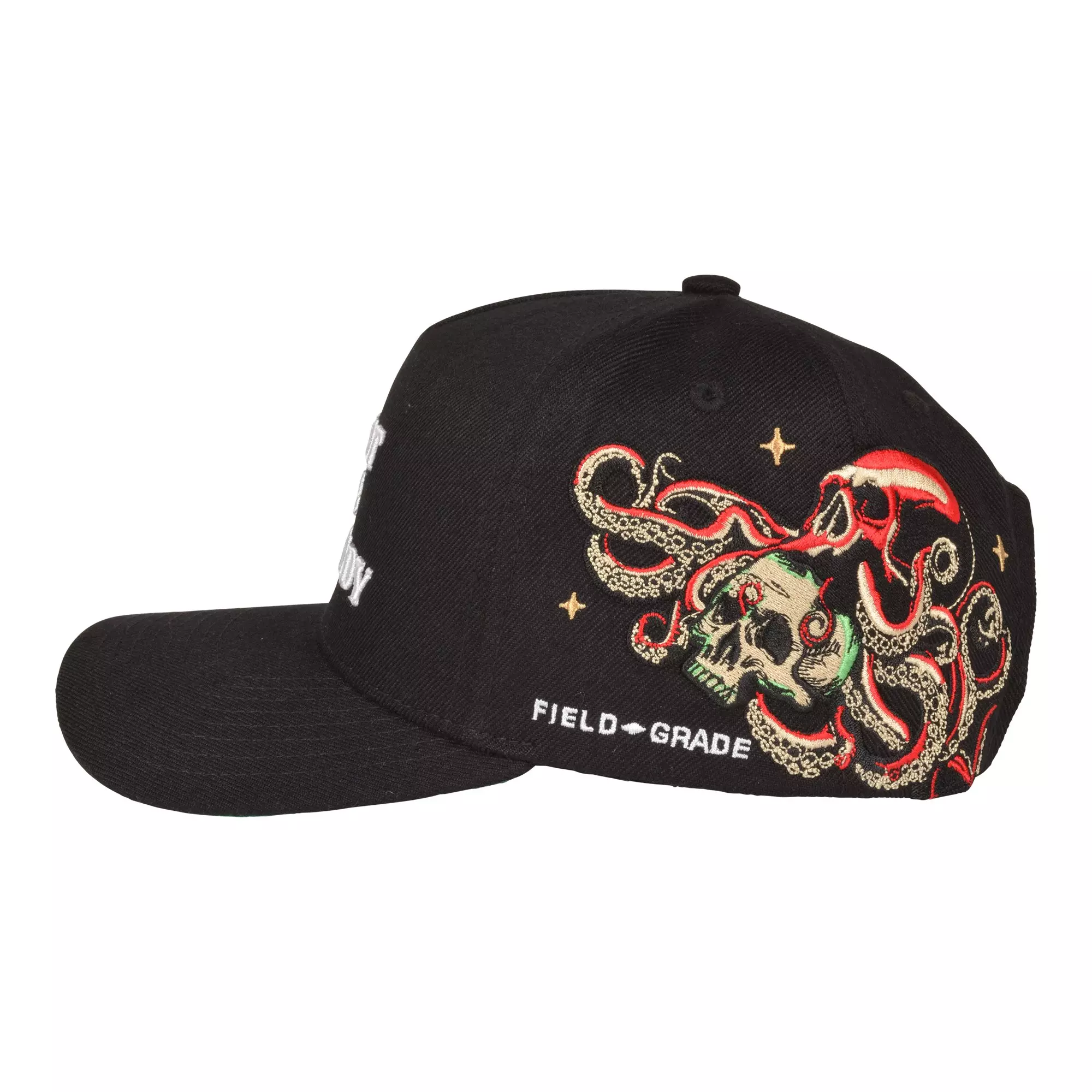 Field Grade Not For Everybody Snapback Hat-Black - BLACK