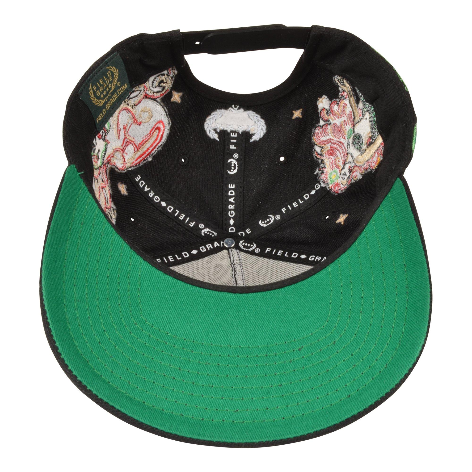 Field Grade Not For Everybody Snapback Hat-Black - BLACK Thumbnail View 6