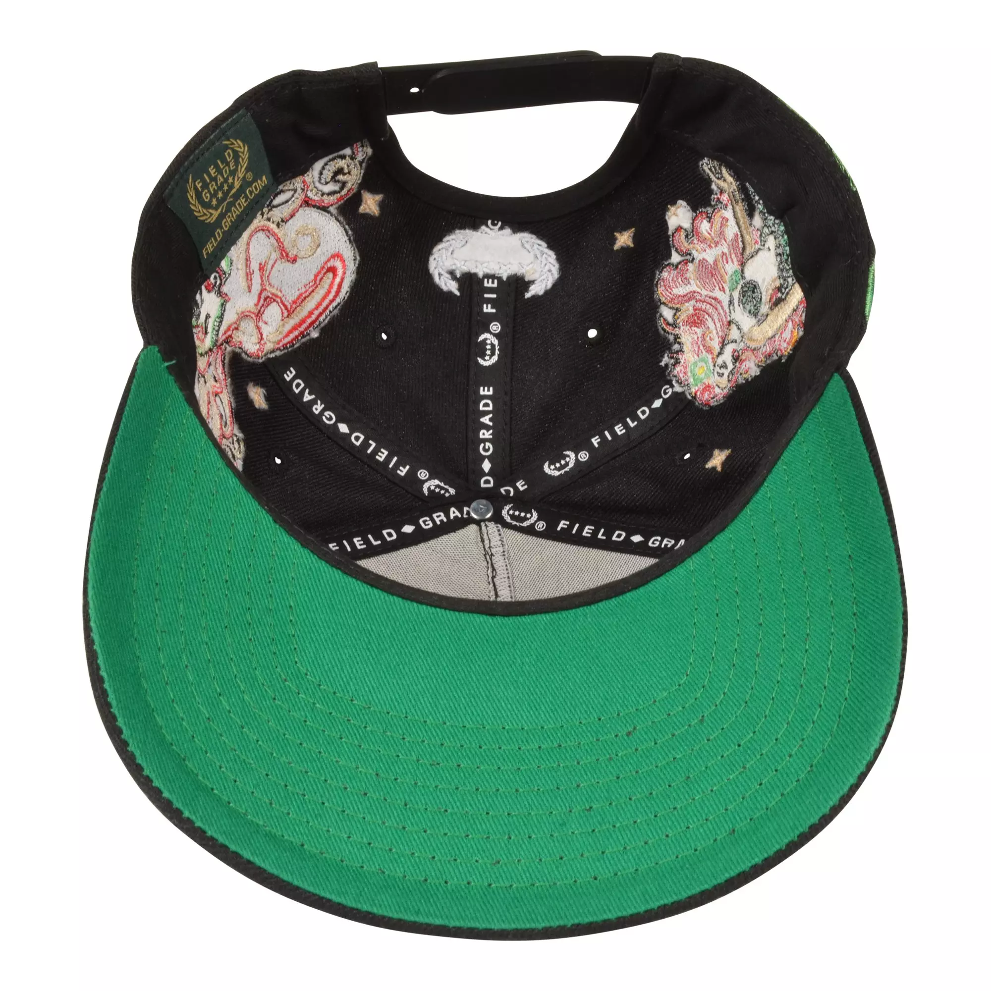 Field Grade Not For Everybody Snapback Hat-Black - BLACK