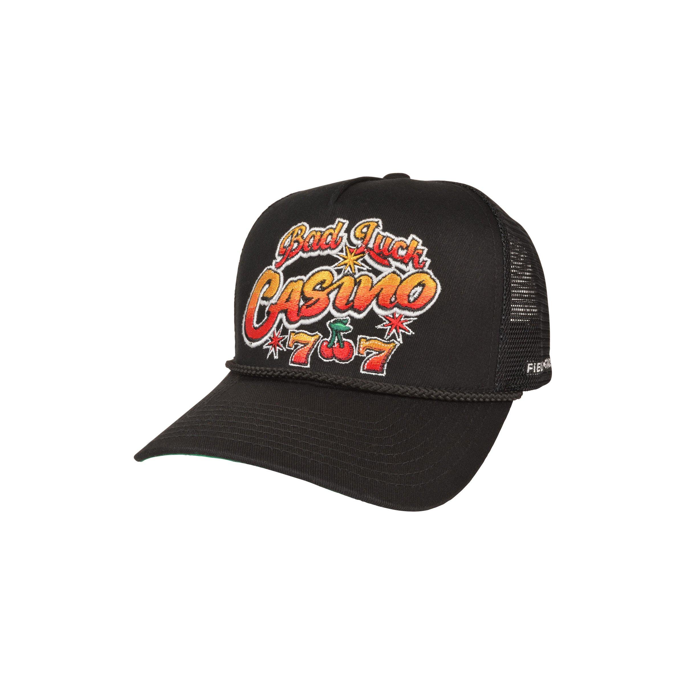 Field Grade Bad Luck Casino Snapback Hat-Black - BLACK Thumbnail View 1