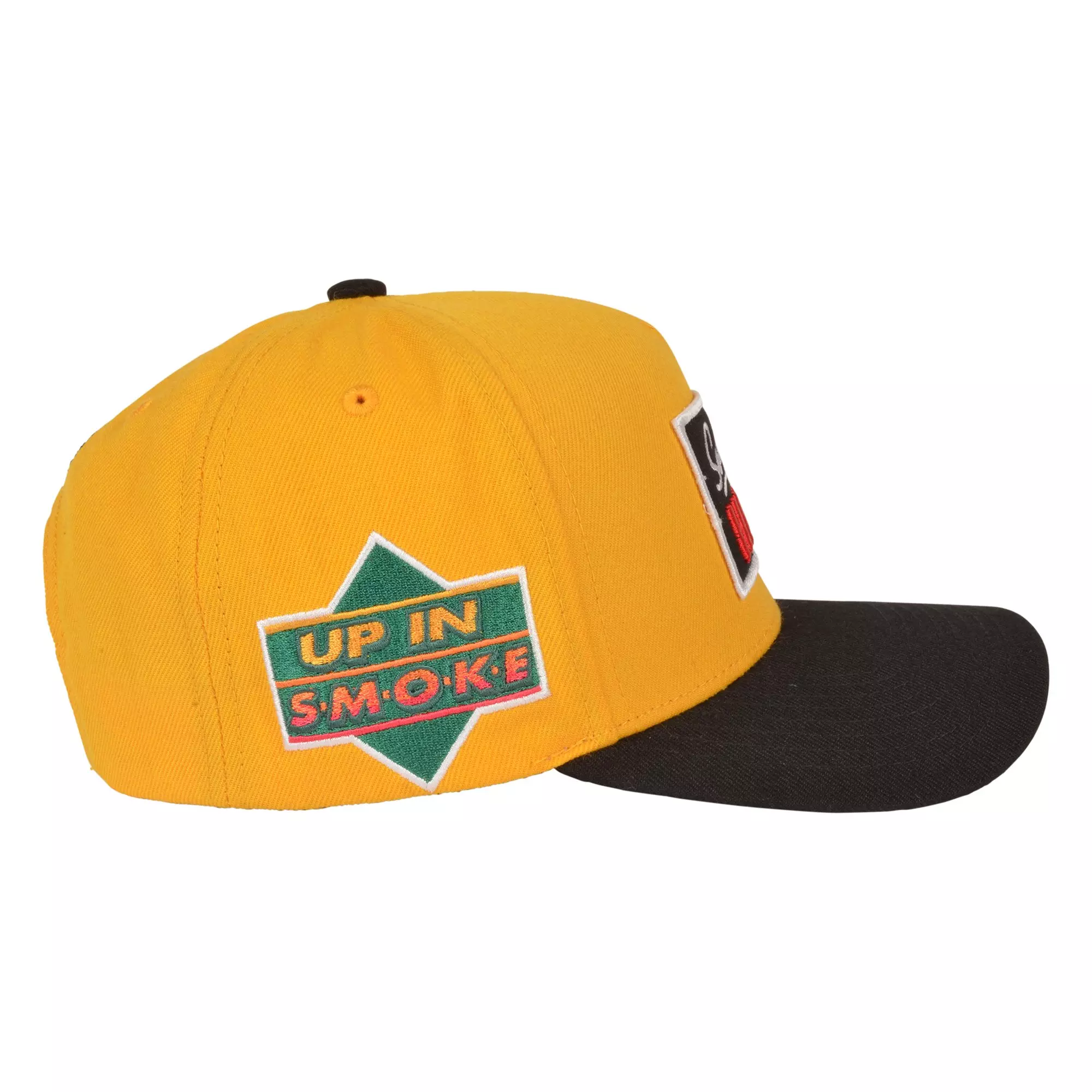 Field Grade Sorry I'm High Snapback Hat-Yellow - YELLOW