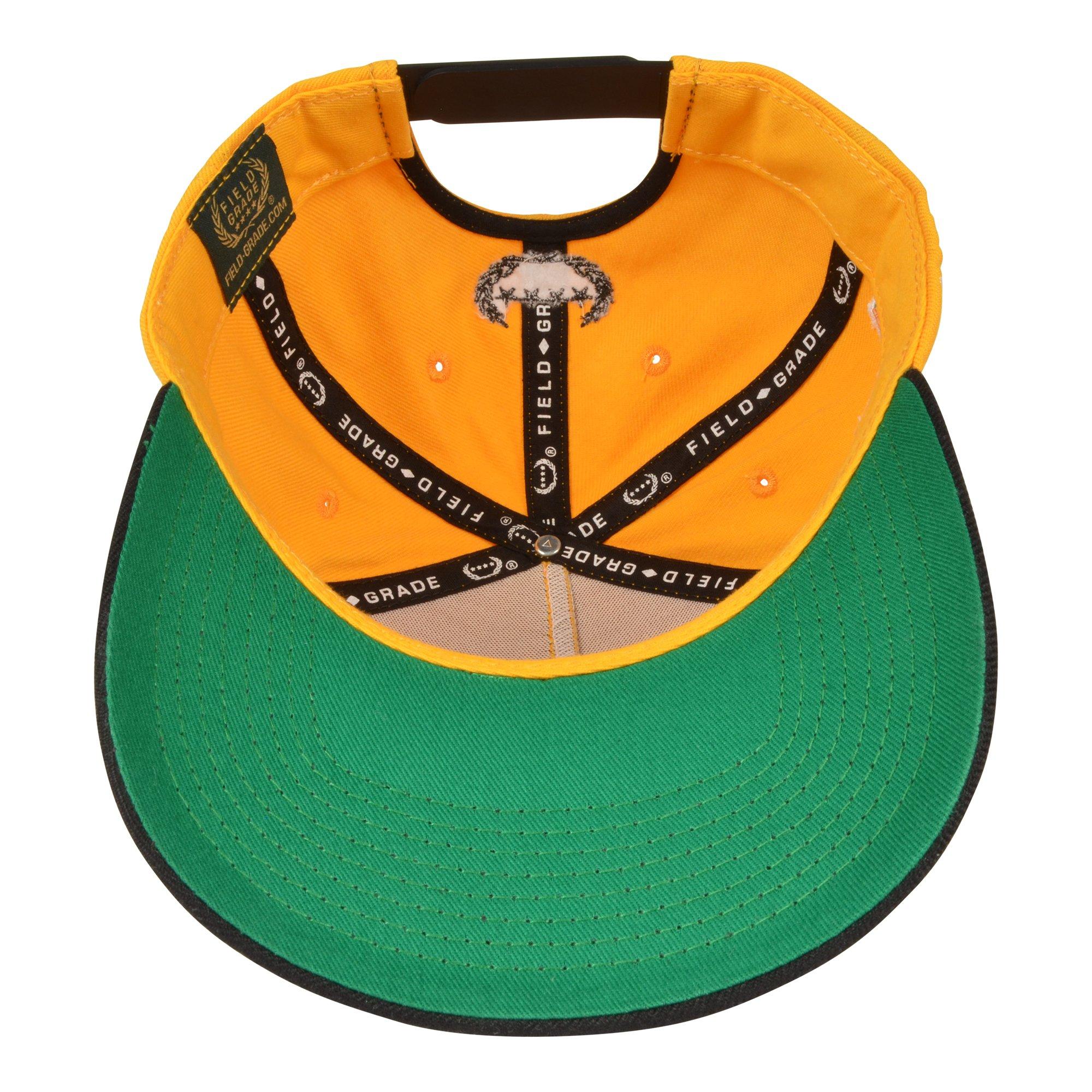 Field Grade Sorry I'm High Snapback Hat-Yellow - YELLOW Thumbnail View 5