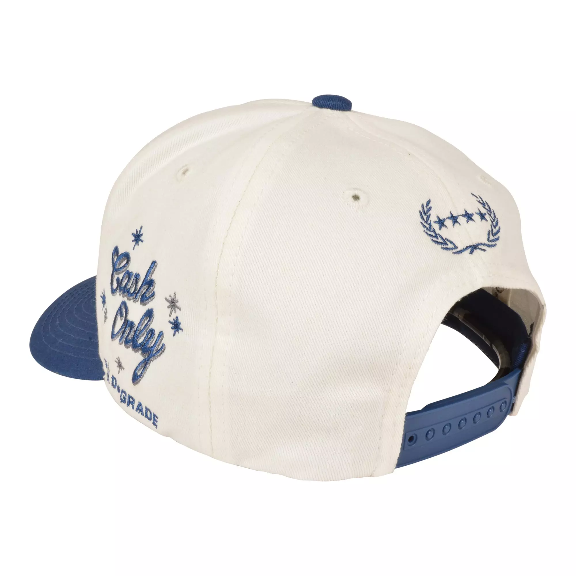 Field Grade Playboy Club Snapback Hat-White - WHITE