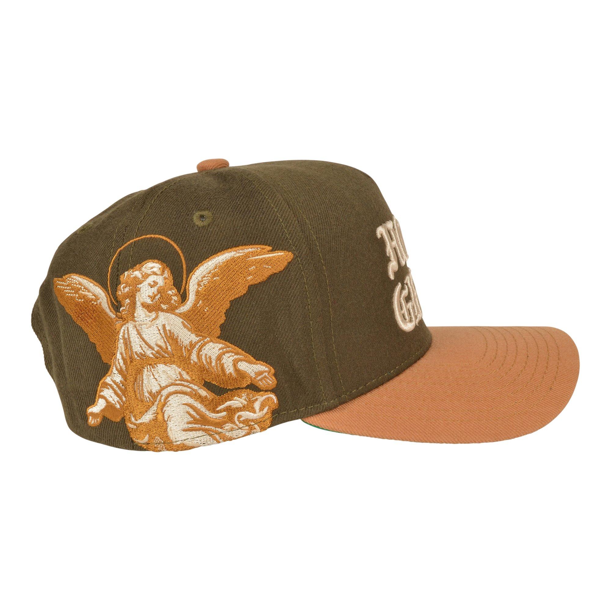 Field Grade Holy Grail Snapback Hat-Olive - GREEN Thumbnail View 4