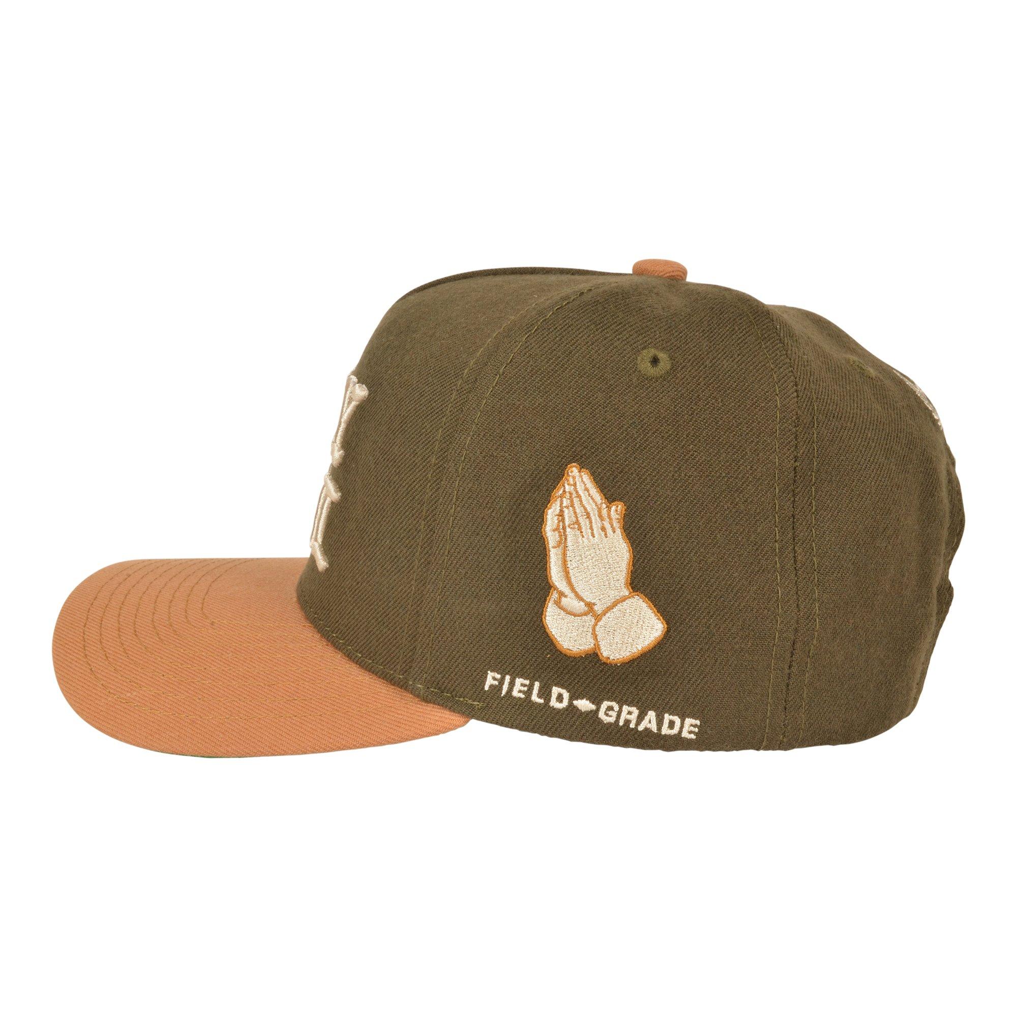 Field Grade Holy Grail Snapback Hat-Olive - GREEN Thumbnail View 3