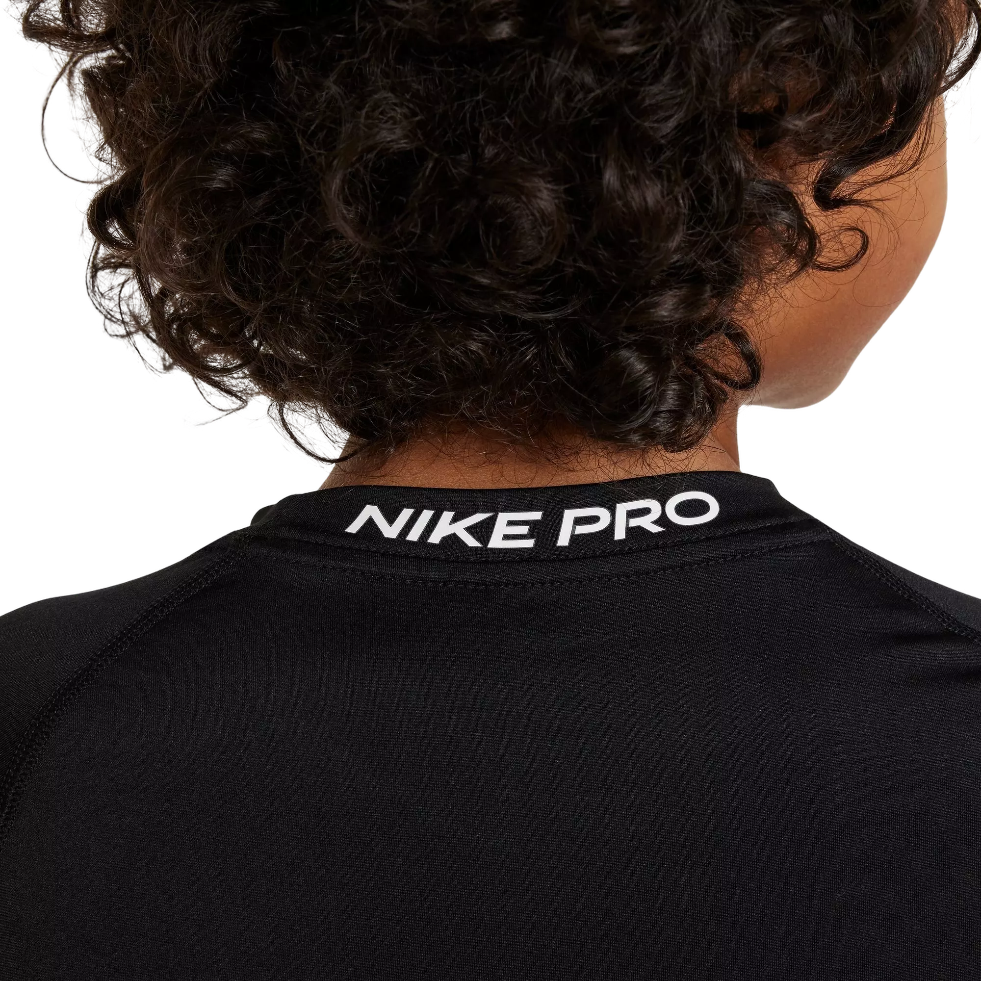 Nike Big Boys' Pro Dri-FIT Short-Sleeve Top - BLACK