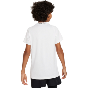 Nike Big Boys' Pro Dri-FIT Short-Sleeve Top-White