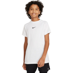 Nike Big Boys' Pro Dri-FIT Short-Sleeve Top-White