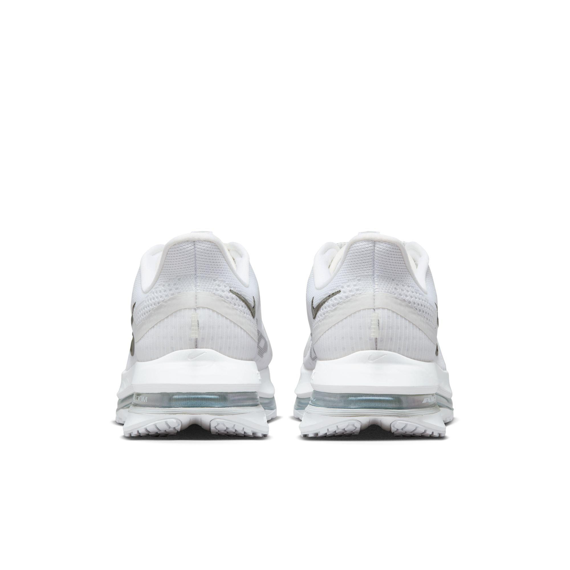 Nike Pegasus Premium "White/Metallic Silver" Men's Road Running Shoe - WHITE/SILVER Thumbnail View 7