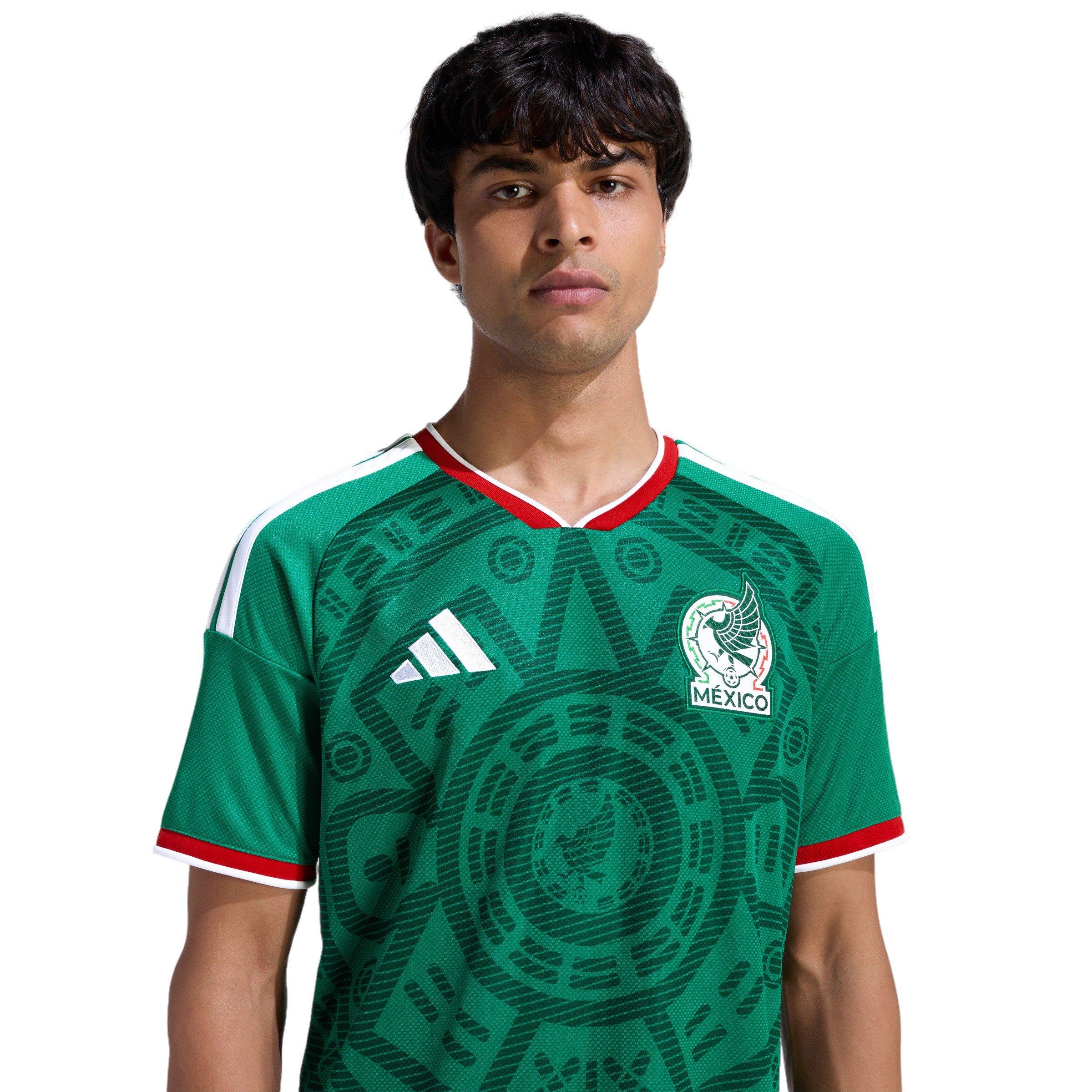 adidas Mexico FIFA World Cup 2026 Home Jersey - Green - GREEN Thumbnail View 3