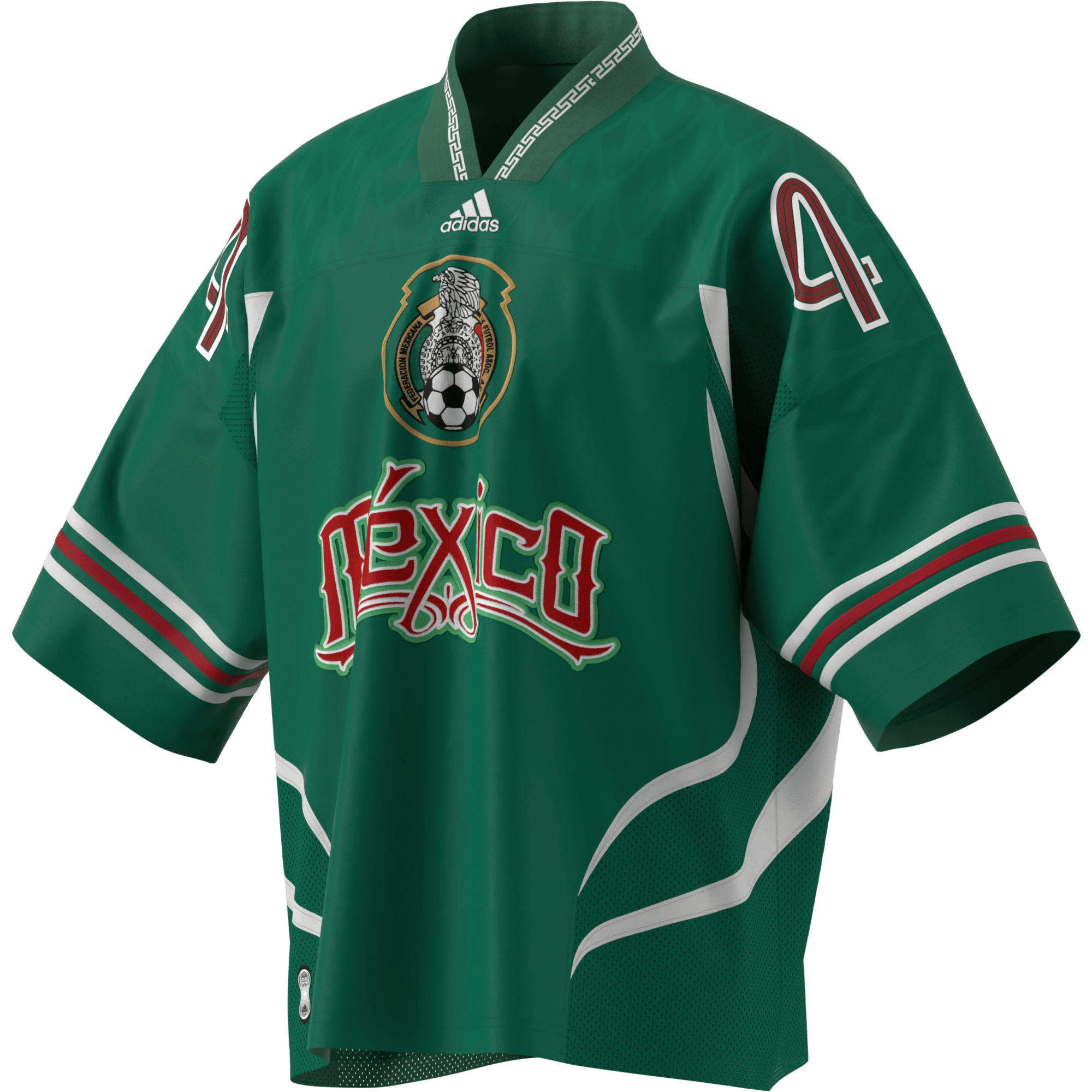 adidas Mexico FIFA World Cup 2026 Jersey-Green - GREEN Thumbnail View 3