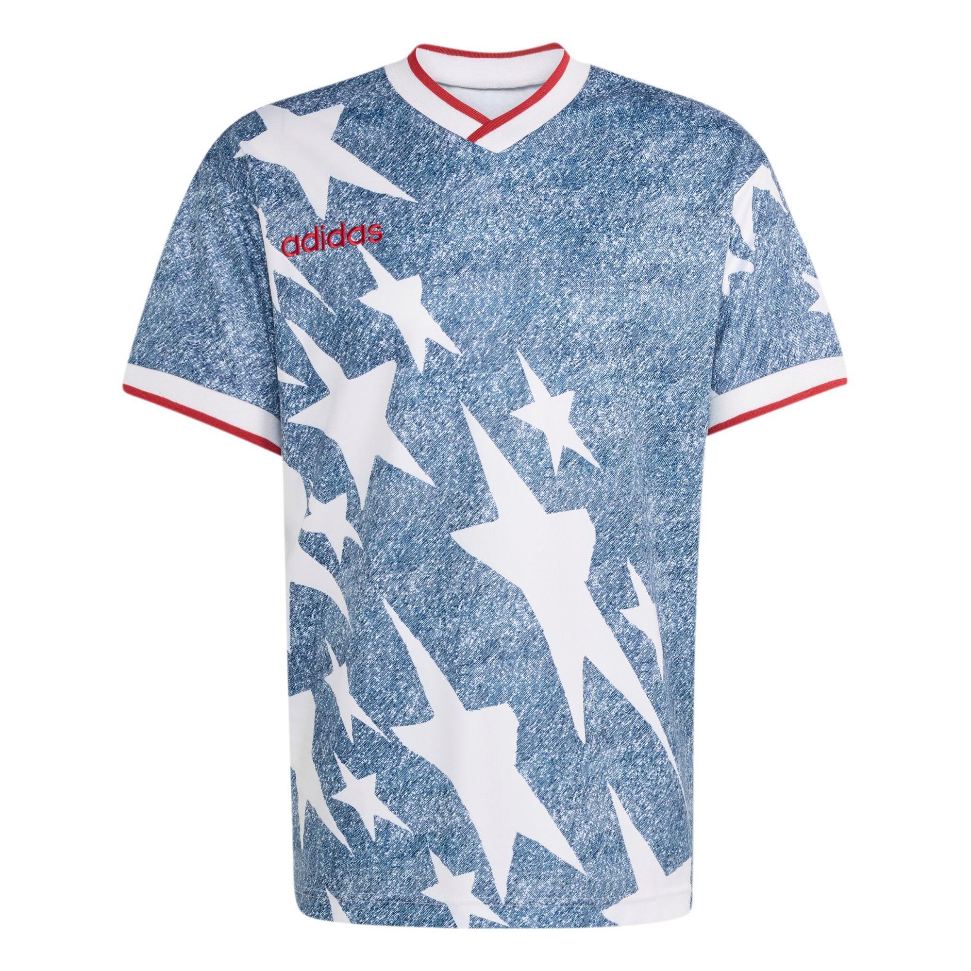 adidas American's Toughest Denim Jersey-Blue - BLUE Thumbnail View 1