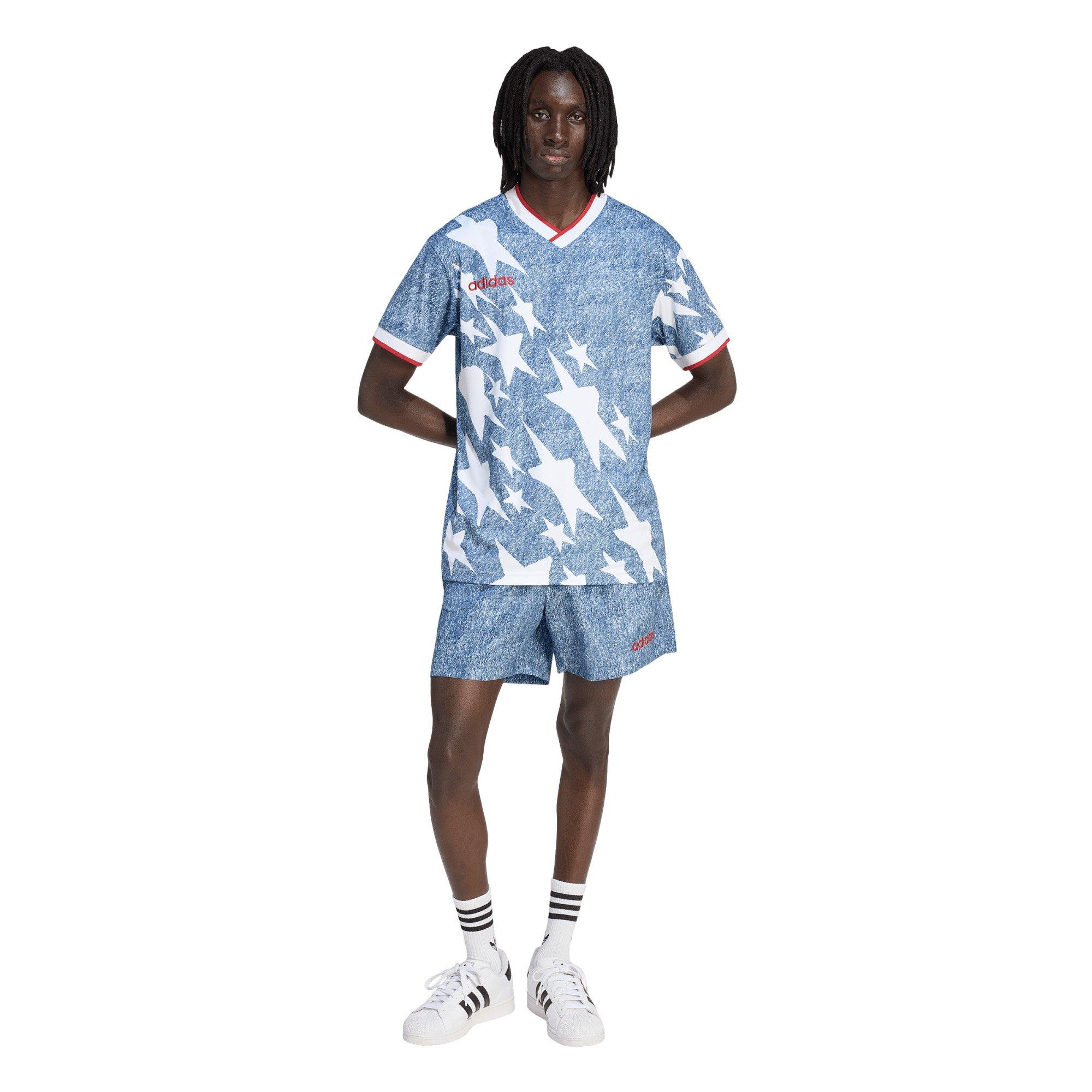 adidas USA FIFA World Cup 2026 Denim Shorts-Blue - BLUE Thumbnail View 7