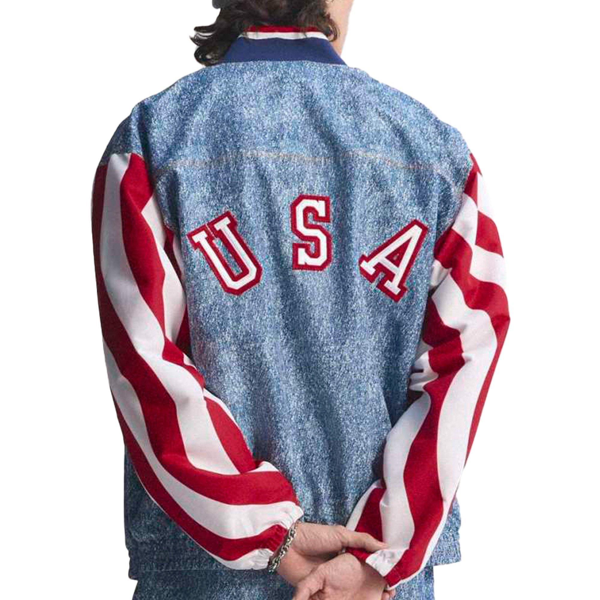 adidas World Cup 2026 Team USA Denim Track Jacket-Blue - BLUE Thumbnail View 2