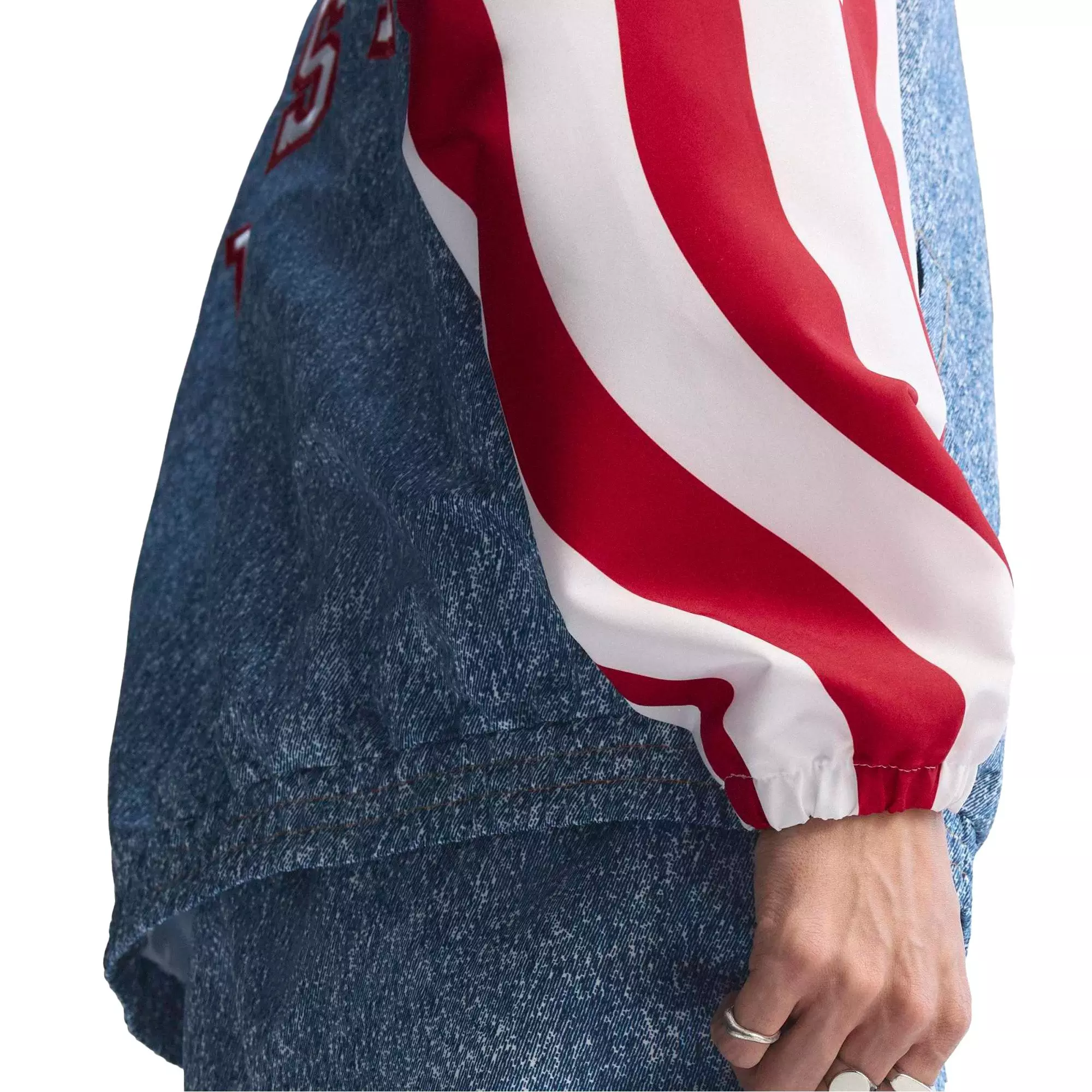 adidas USA FIFA World Cup 2026 Denim Track Jacket-Blue - BLUE