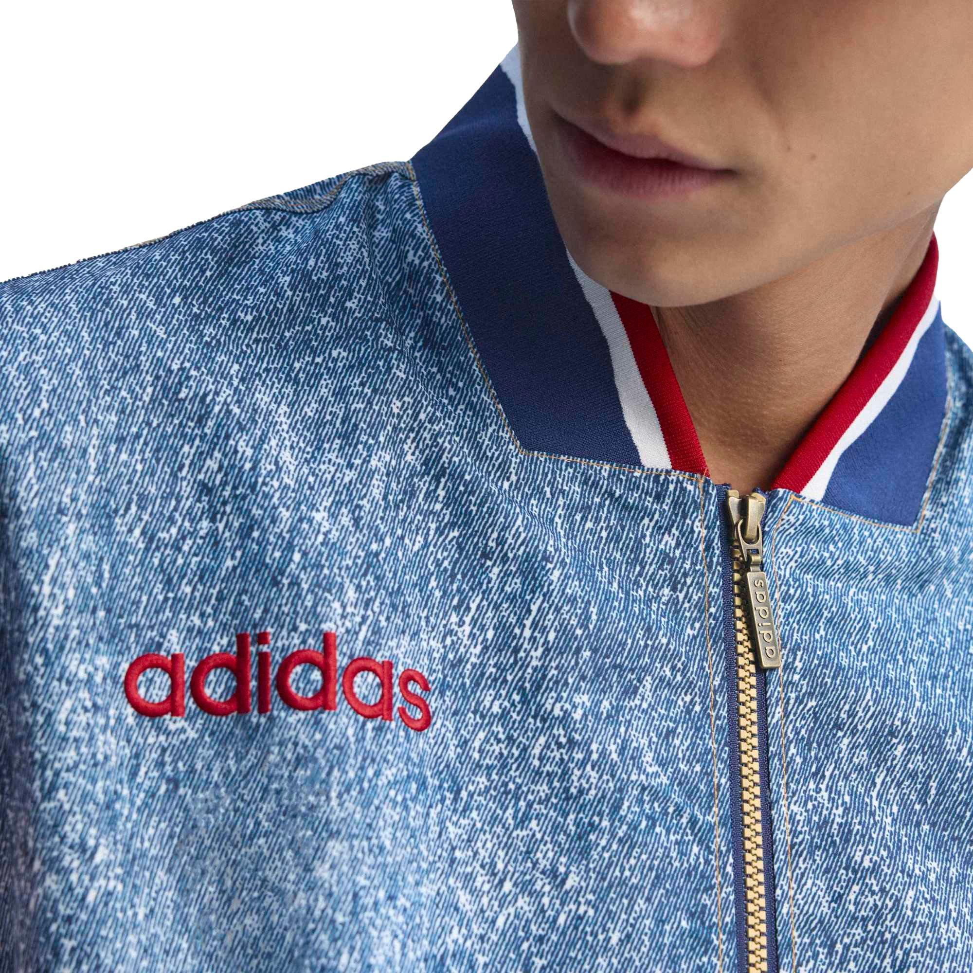 adidas World Cup 2026 Team USA Denim Track Jacket-Blue - BLUE Thumbnail View 6