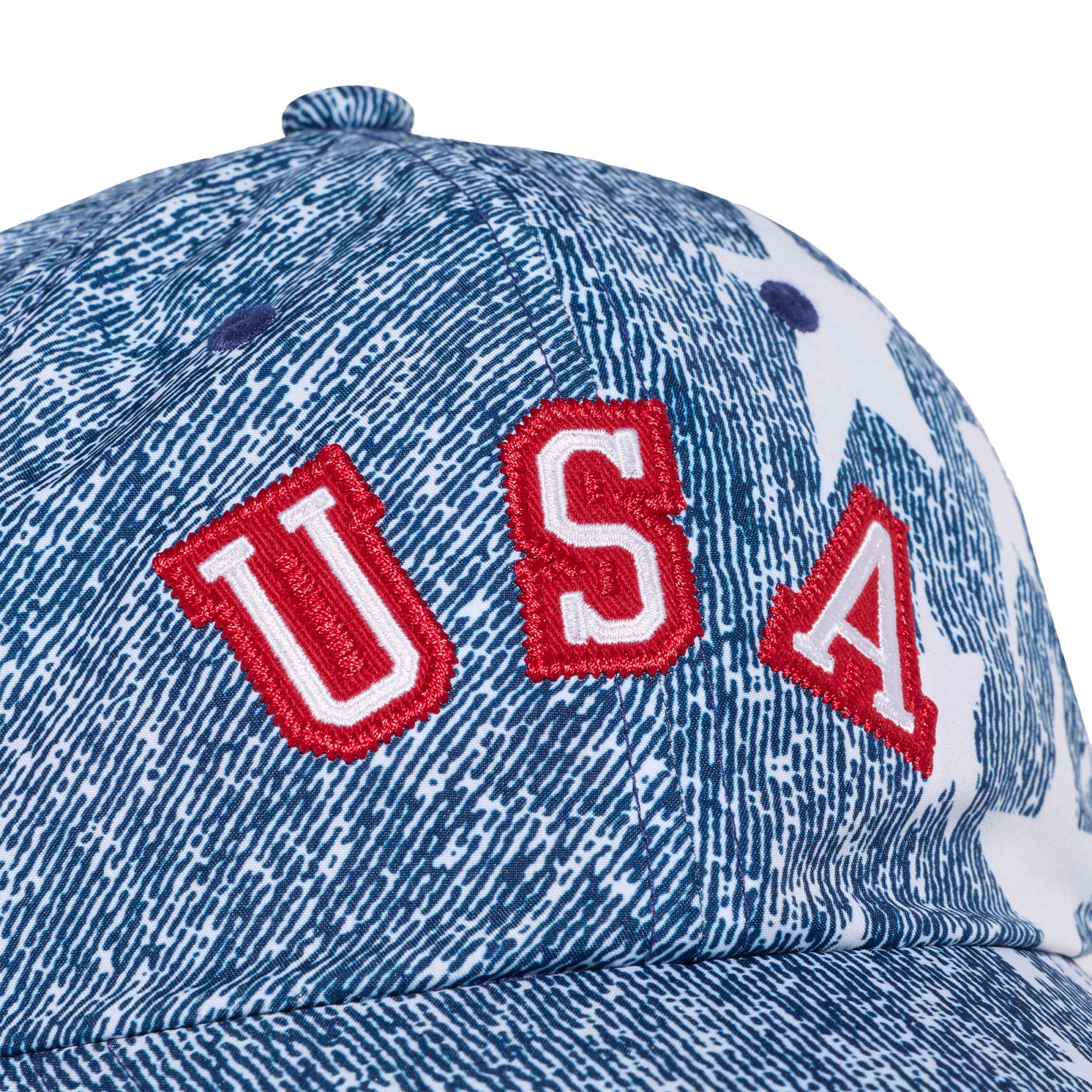 adidas USA FIFA World Cup 2026 Denim Hat-Blue - BLUE Thumbnail View 3